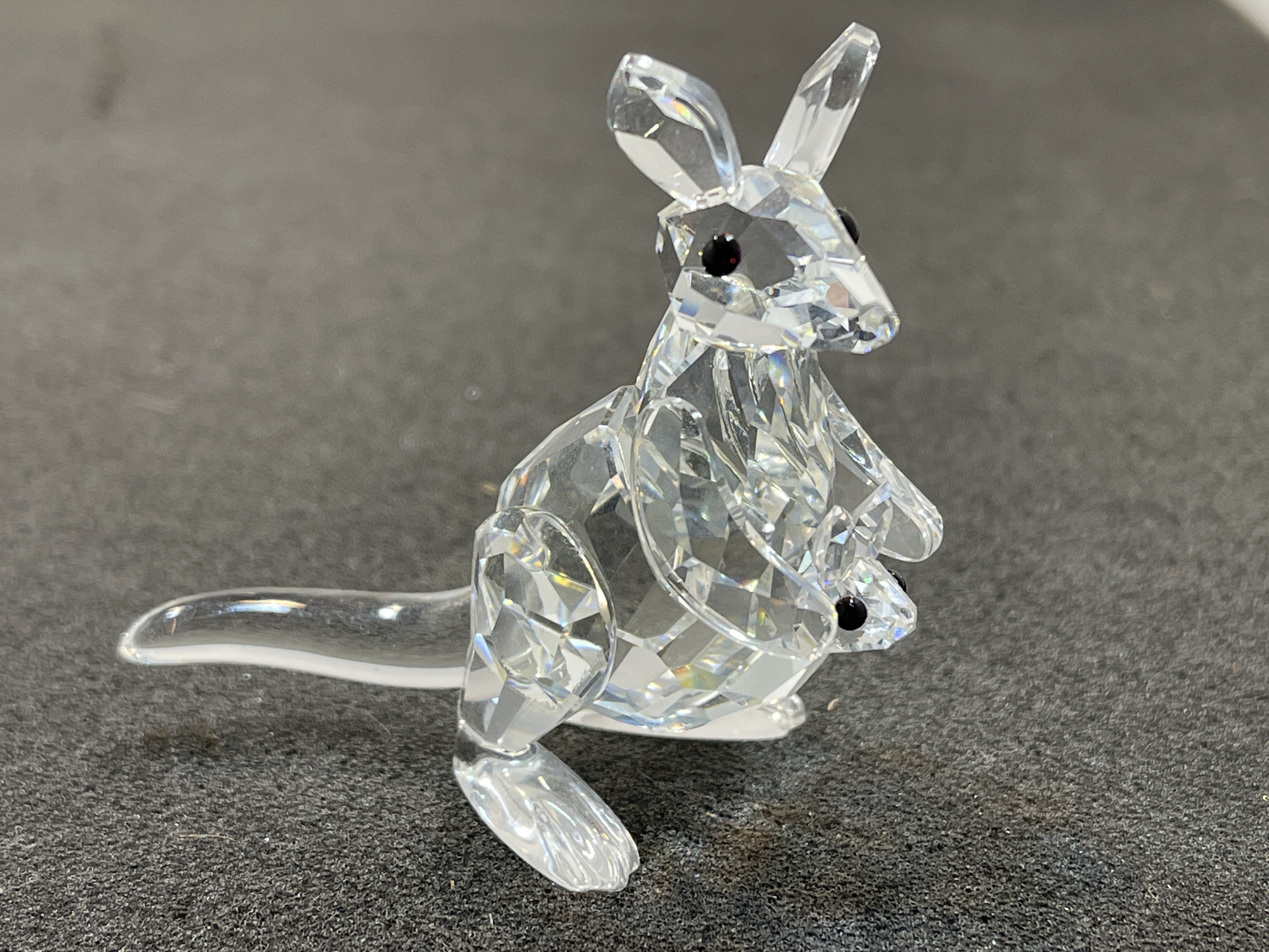  Swarovski Figur 181756 Känguru 6 cm Top Zustand   