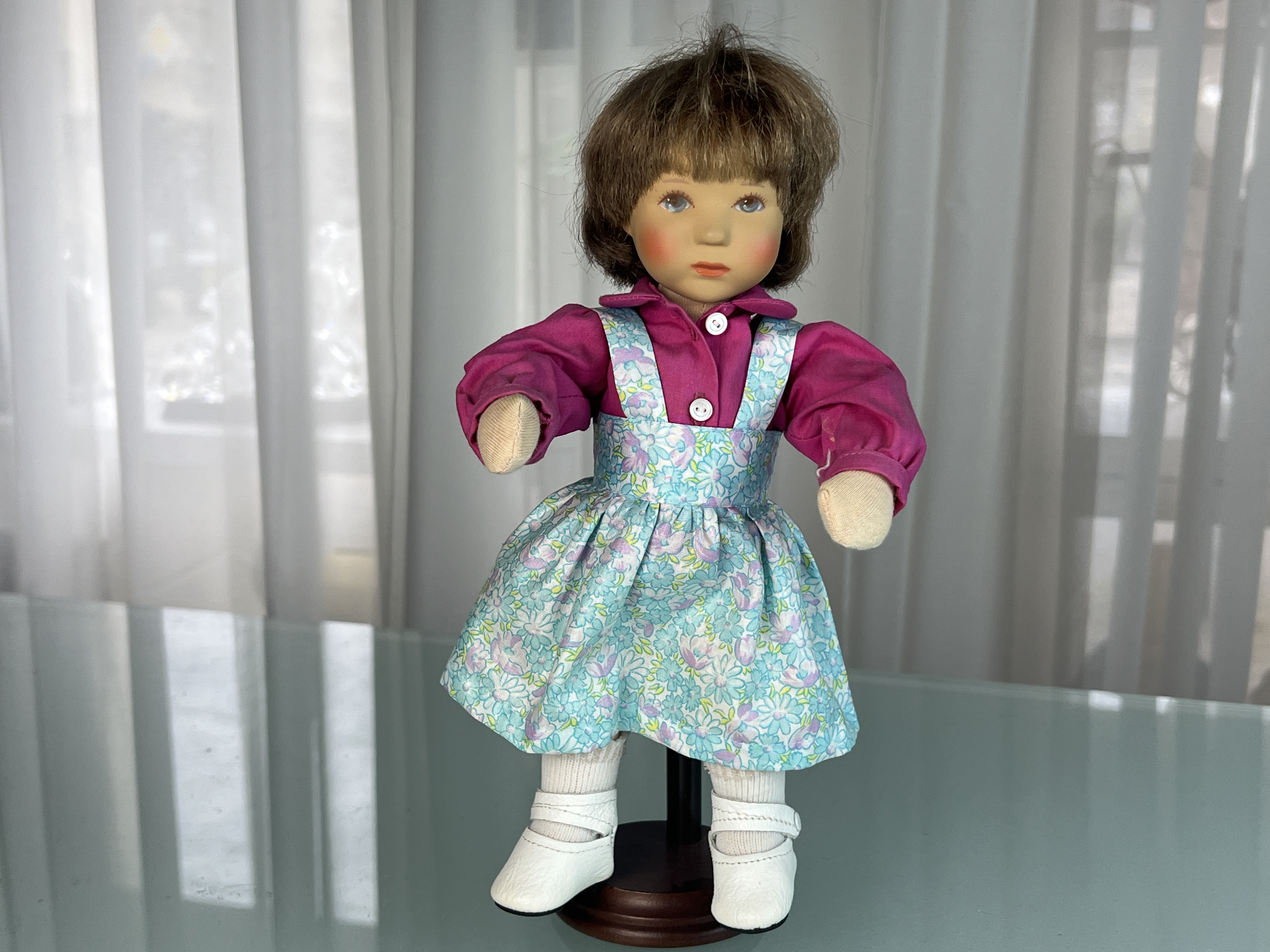 Käthe Kruse Puppe Sammlerpuppe 25 cm Top Zustand - Siehe Foto. 