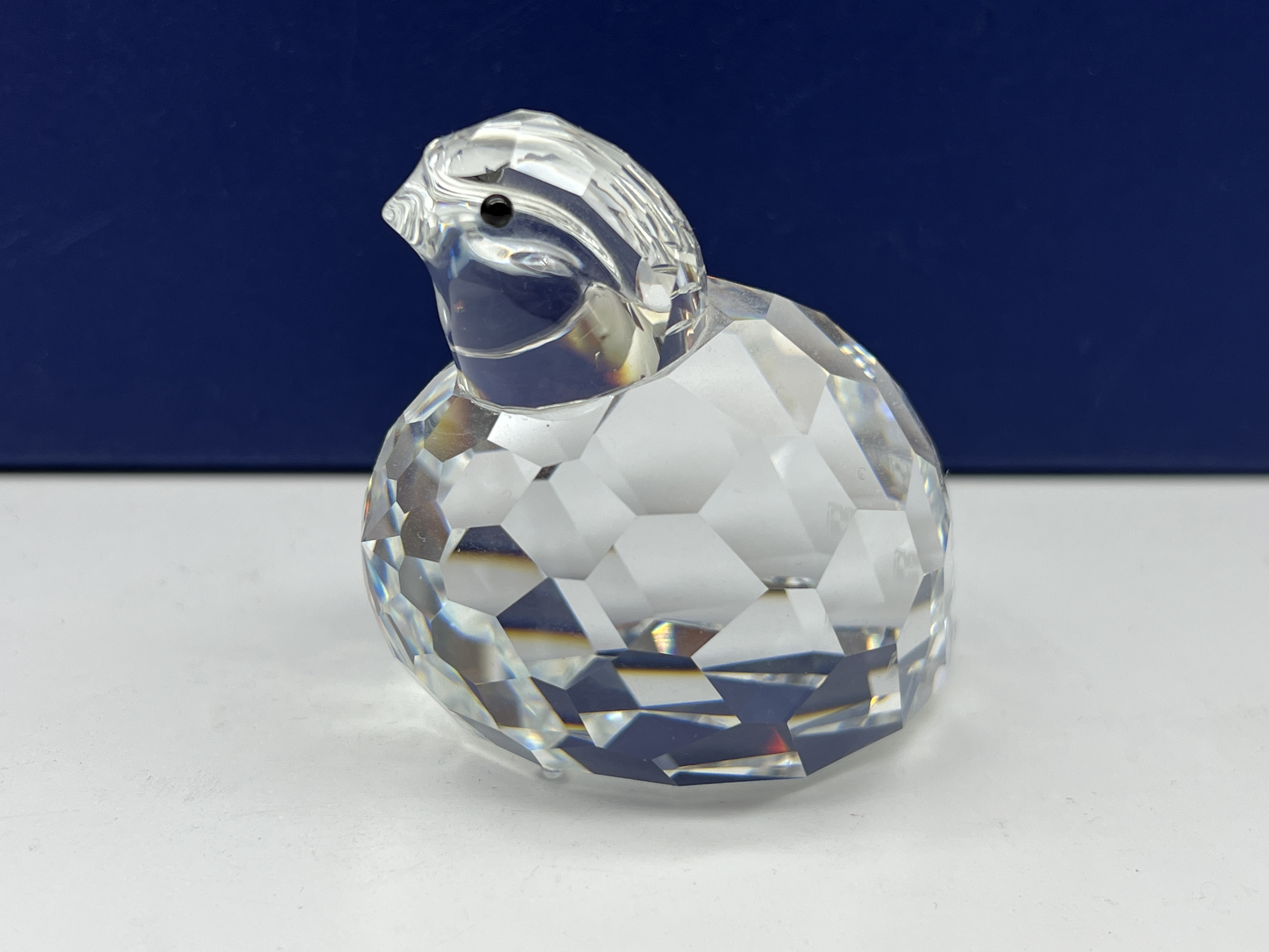 Swarovski Figur Kristall 014468 Rebhuhn 5,5 cm. Top Zustand   