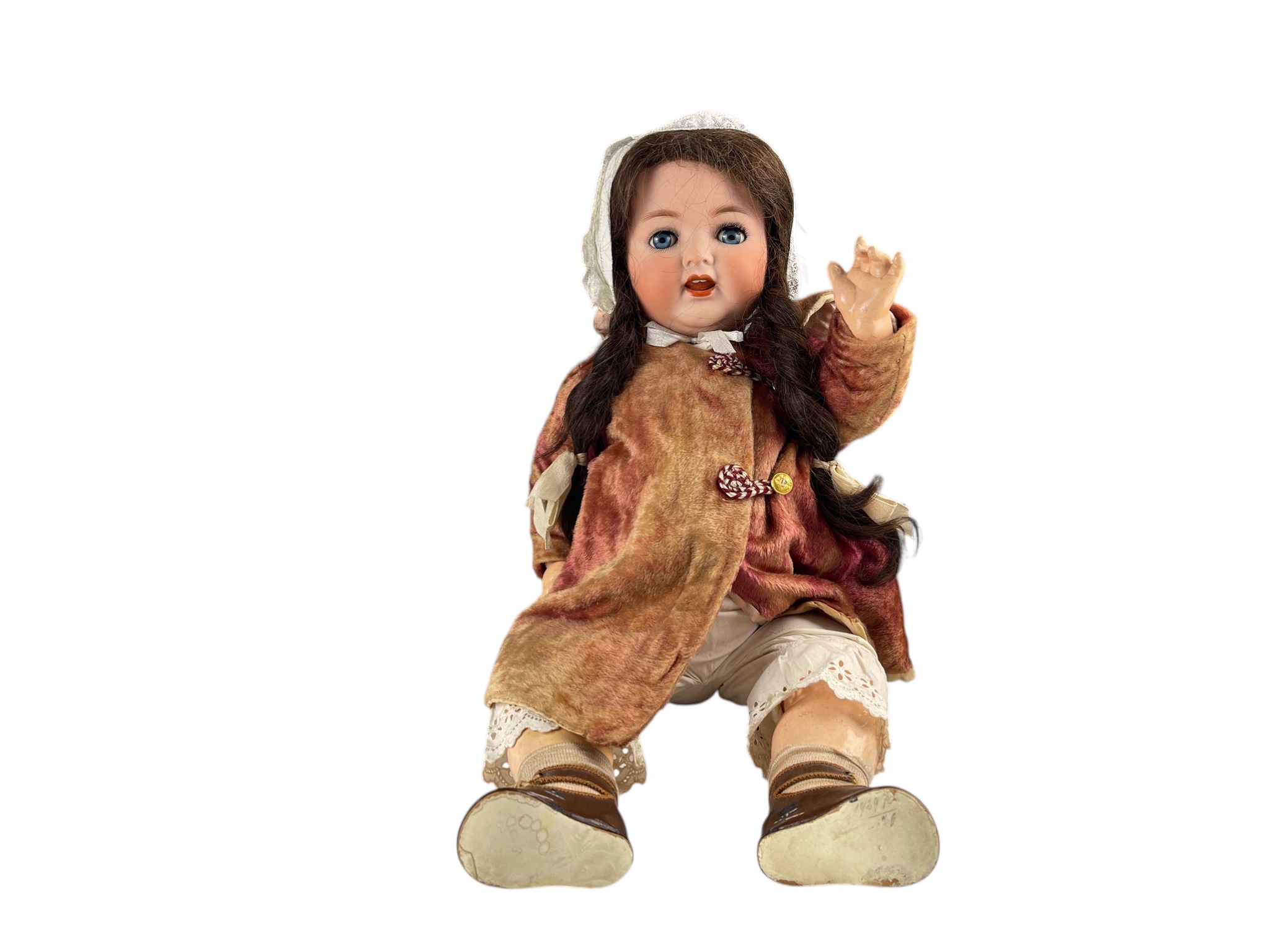 Künstlerpuppe Heubach Köppelsdorf Alte Puppe 55 cm Zustand Siehe Fotos