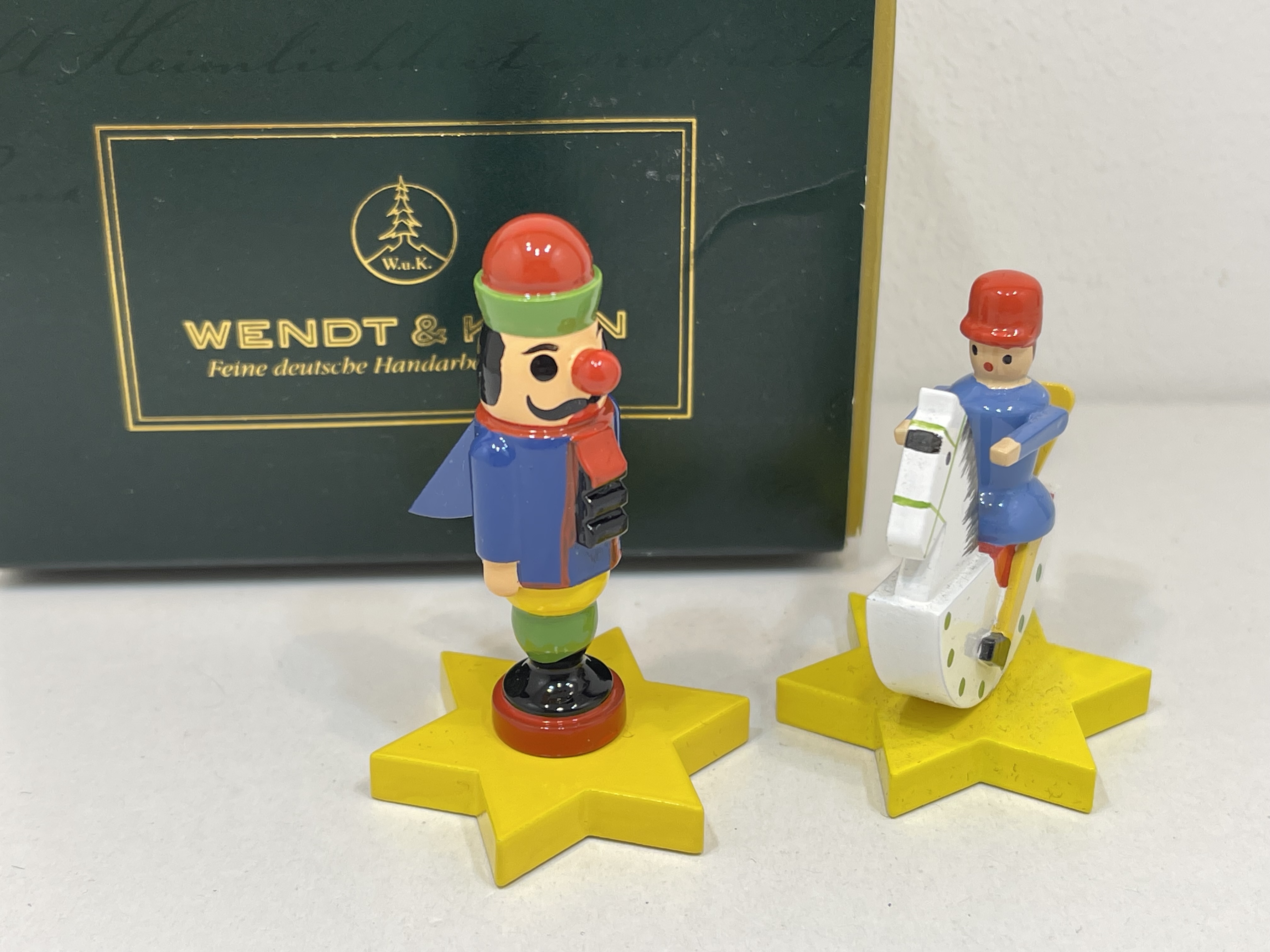 Wendt und Kühn Sammler Erzgebirge Set Nussknacker 5 - 6 cm + OVP. Top Zustand 