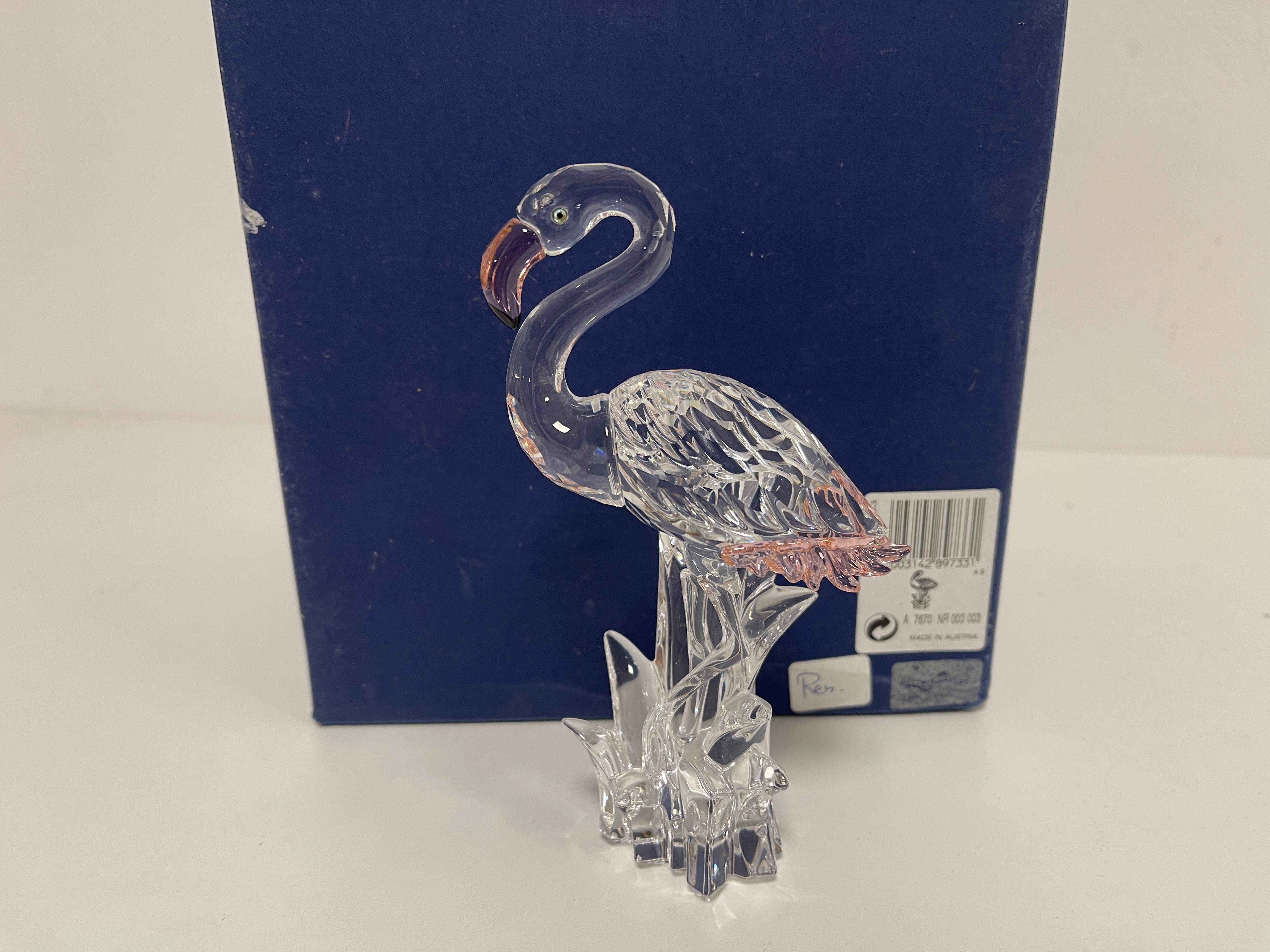 Swarovski Figur 289733 Flamingo 15,4 cm. Ovp & Zertifikat. Top Zustand 