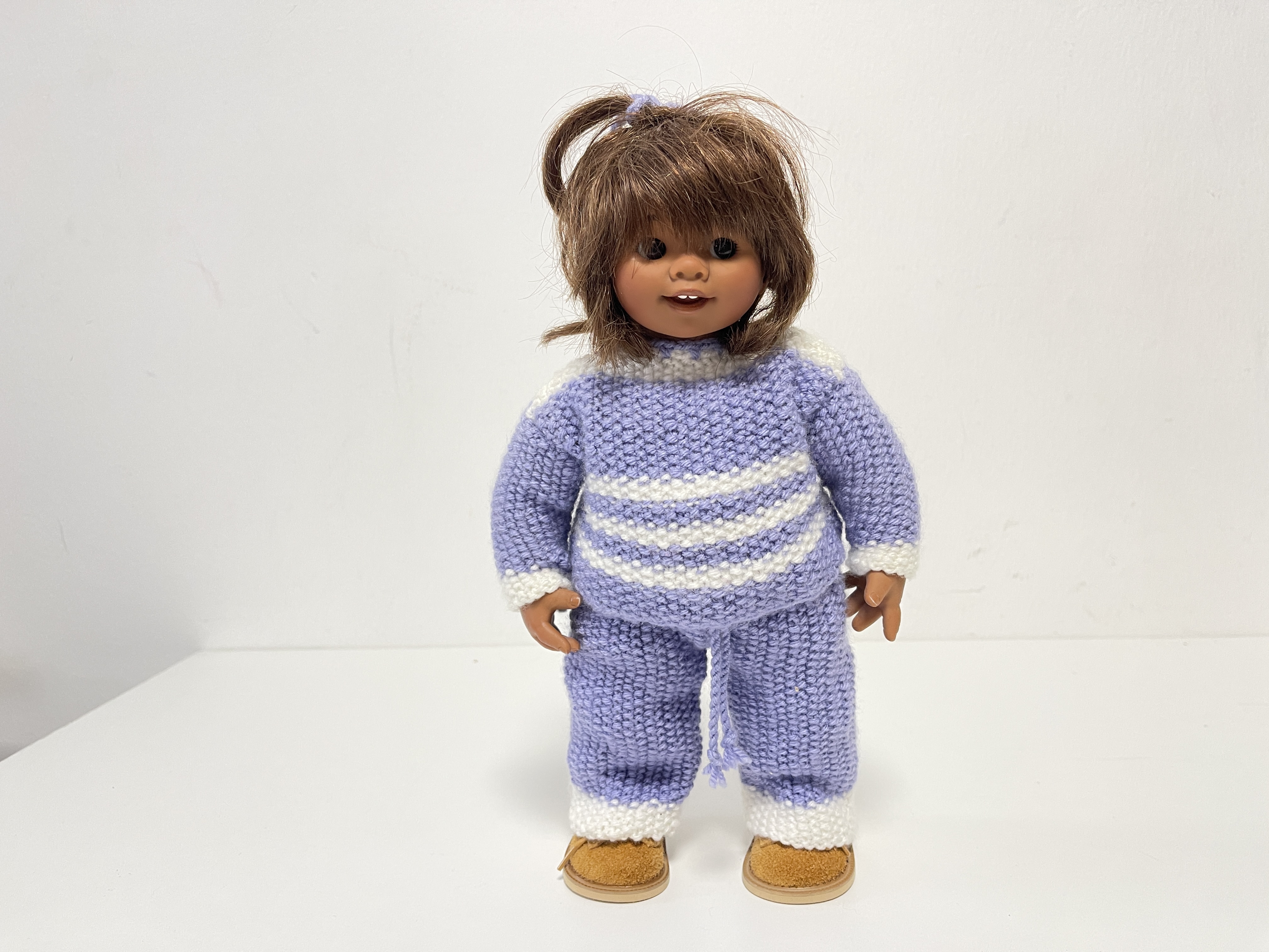 Künstlerpuppe Rosemarie Anna Müller Vinyl Puppe Houbeline 32 cm. Top Zustand    
