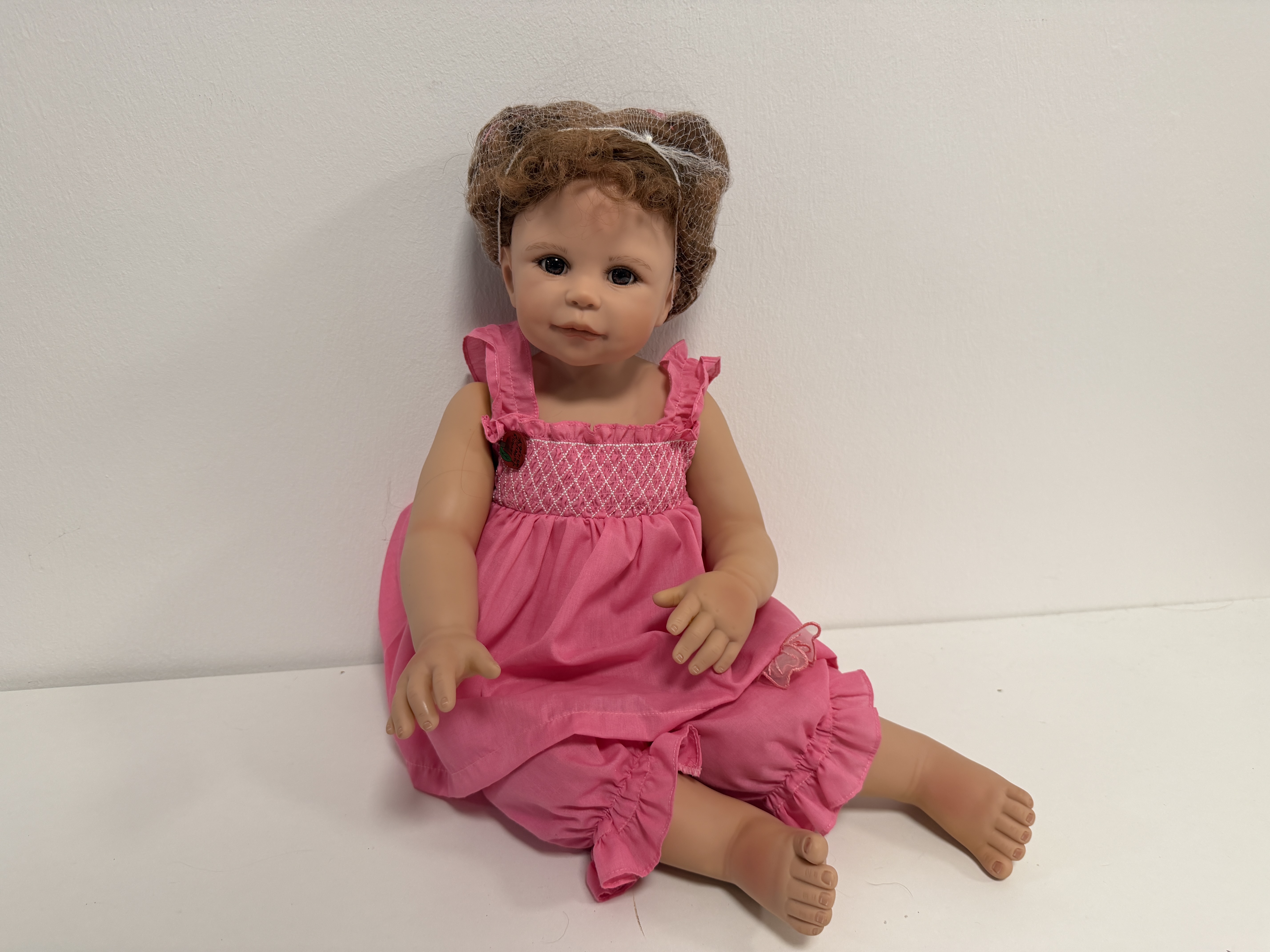 Puppe Monika Levenig Künstlerpuppe Vinyl Puppe 63 cm. Top Zustand 
