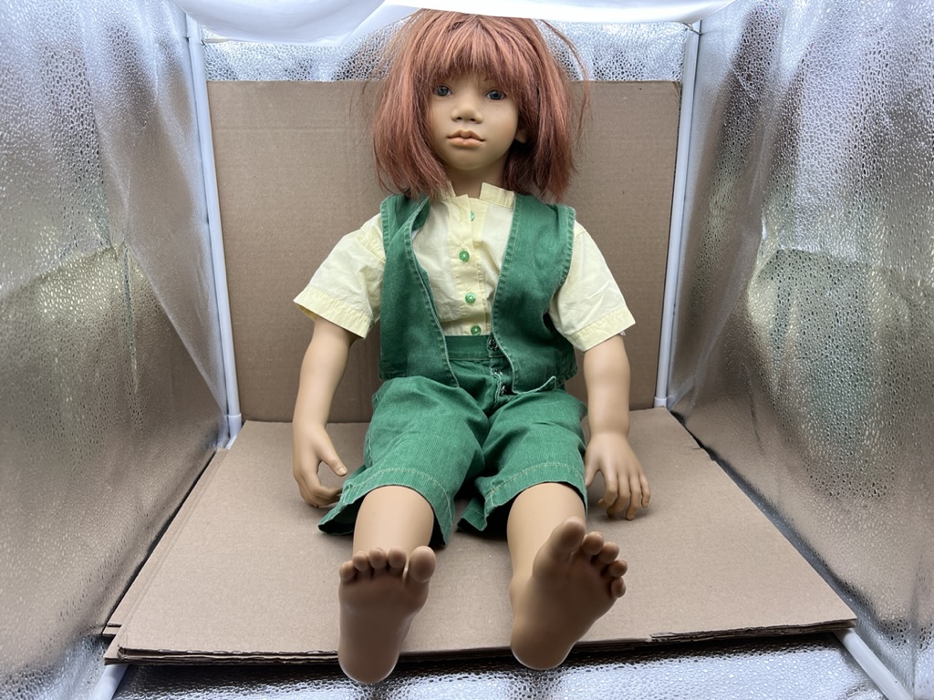 Annette Himstedt Puppe Melvin 75 cm. Top Zustand 