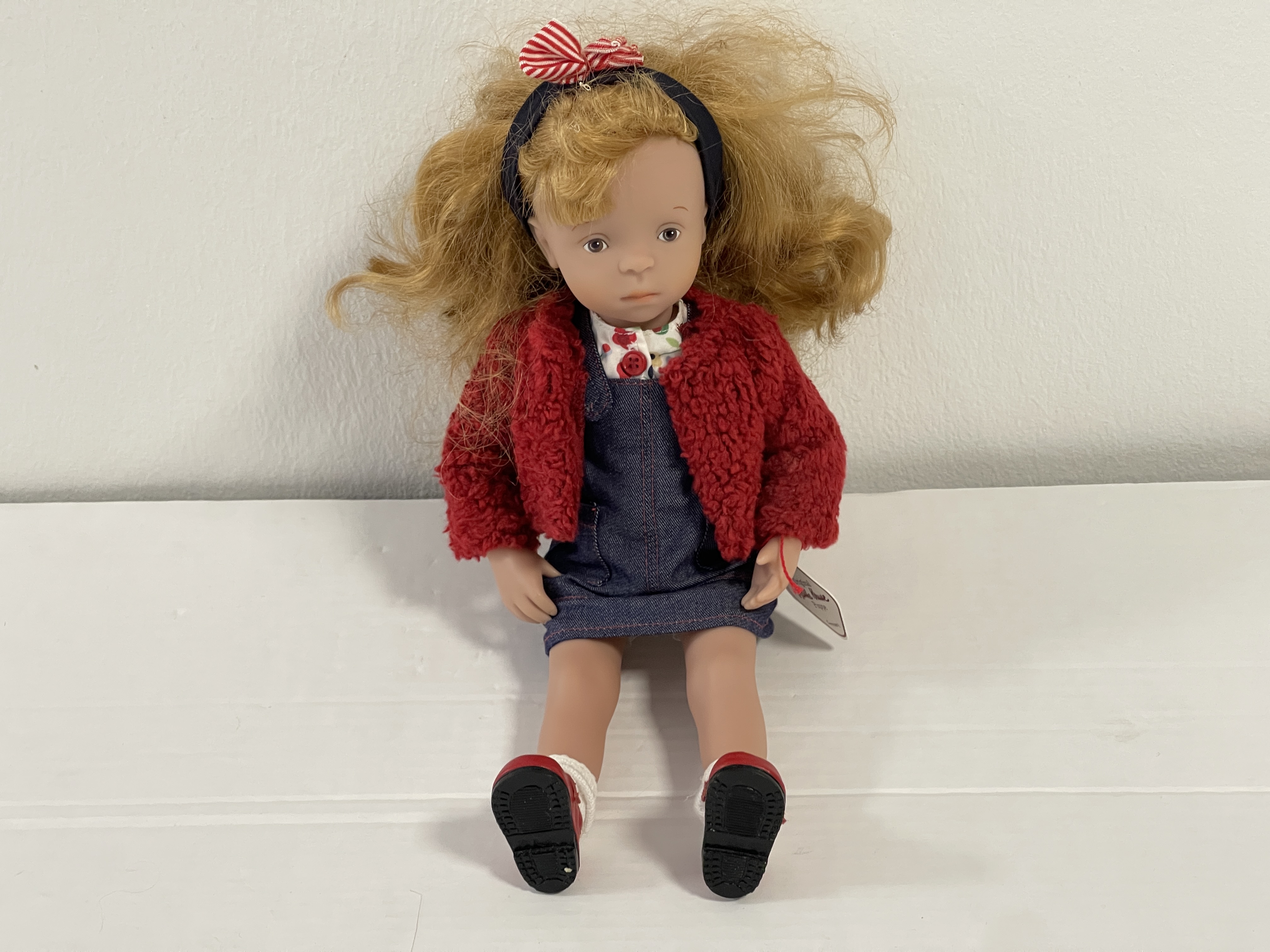 Künstlerpuppe Sylvia Natterer Käthe Kruse Vinyl Puppe 33 cm. Top Zustand   