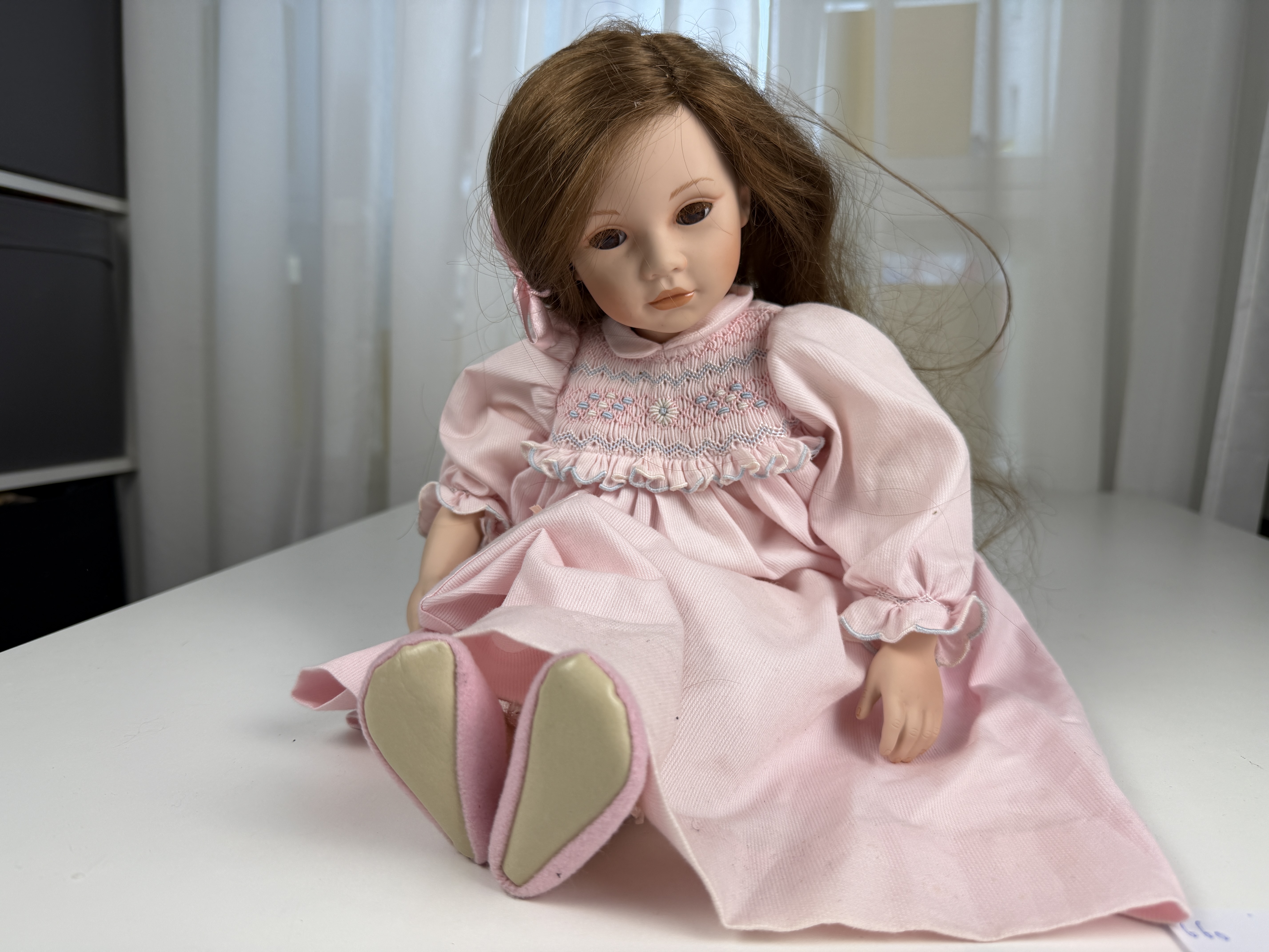 Künstlerpuppe Porzellanpuppe 50 cm Top Zustand siehe Bilder 