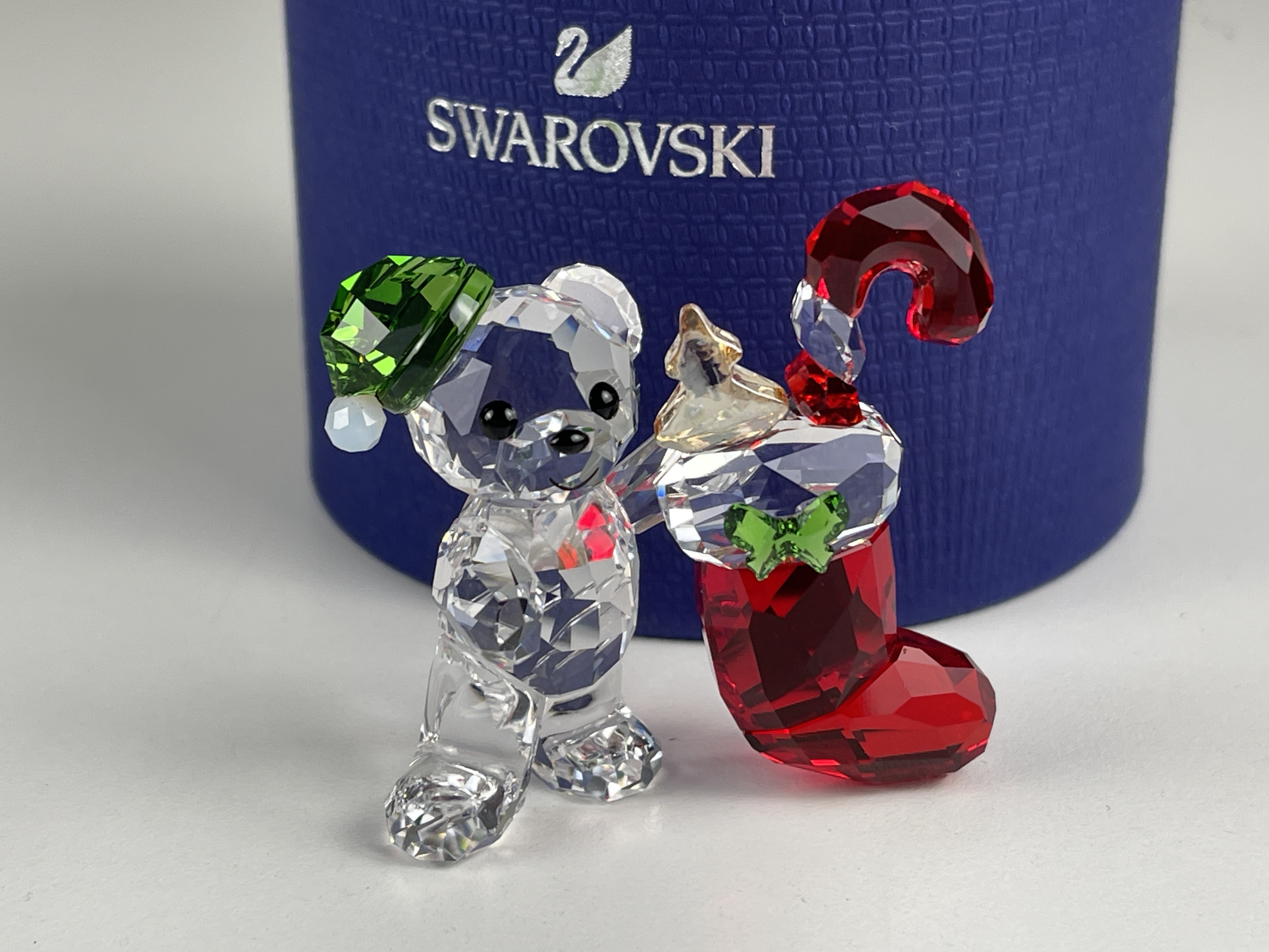 Swarovski Figur 5506812 Kris Bär Weihnachten 2020 mit Stiefel 4,8 cm. Ovp Zertifikat 