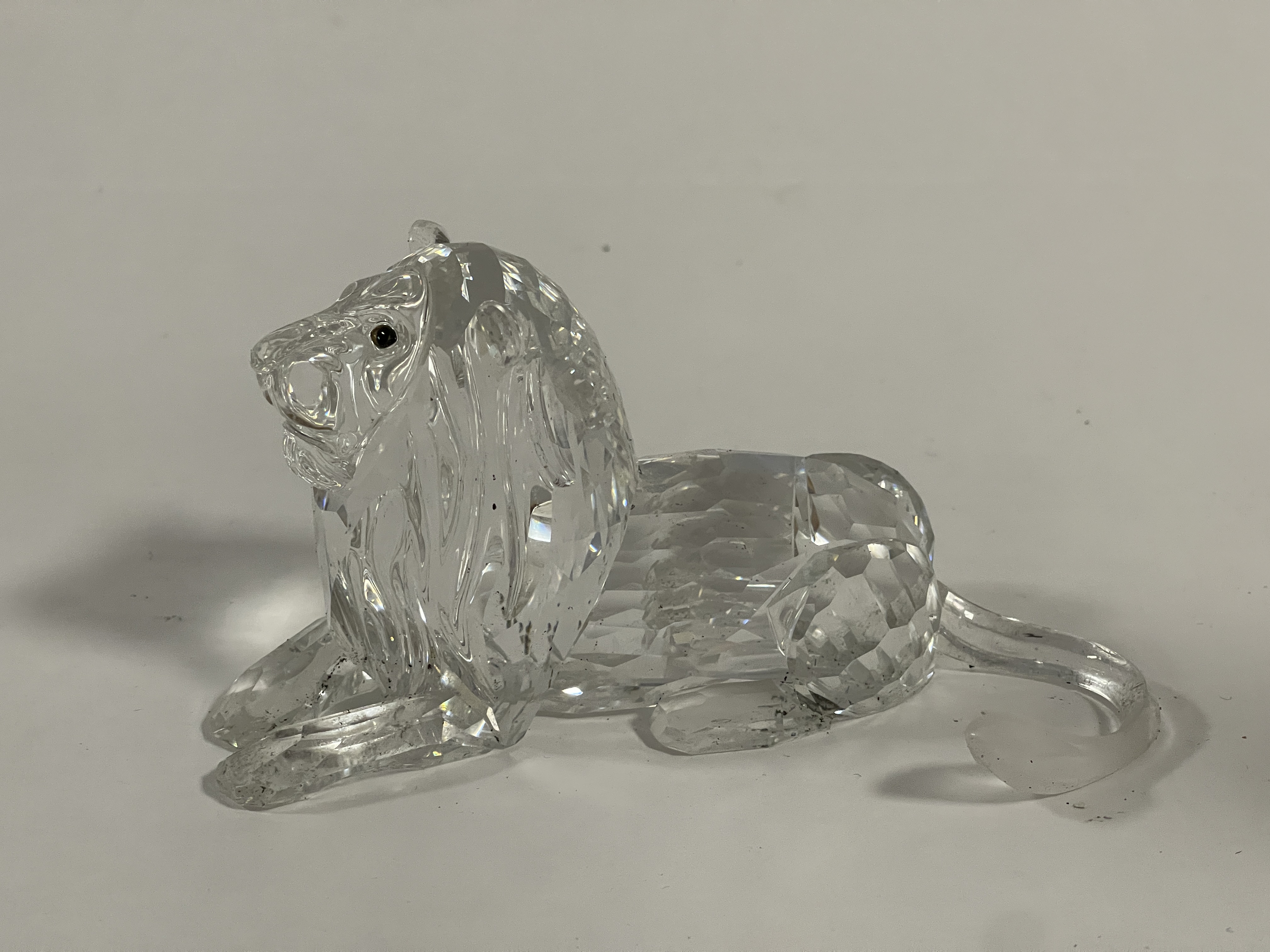 Swarovski Figur 185410 Jahresfigur Löwe 13 cm. Guter Zustand siehe Fotos