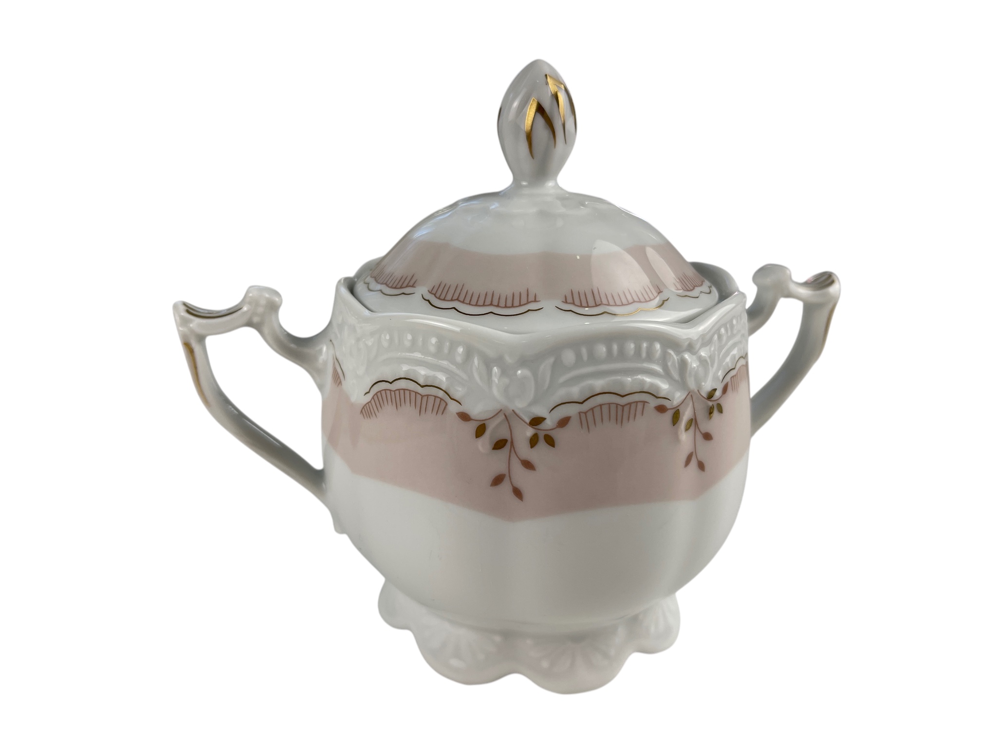  Hutschenreuther Porzellan Deckeldose Zuckerdose 12 cm. Top Zustand.  