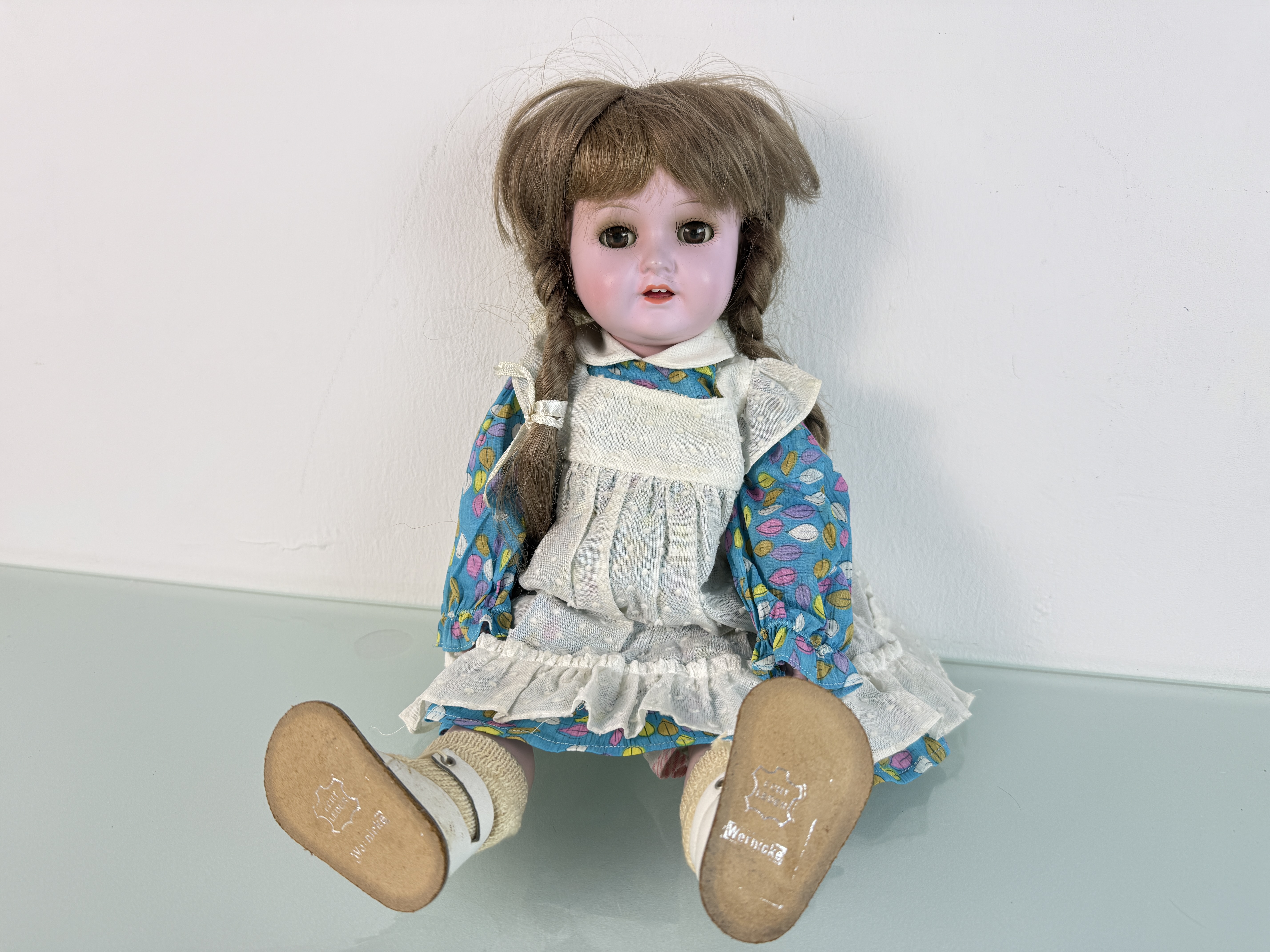 Wernicke Puppe Zelluloid Puppe 40 cm Zustand Siehe Fotos.   