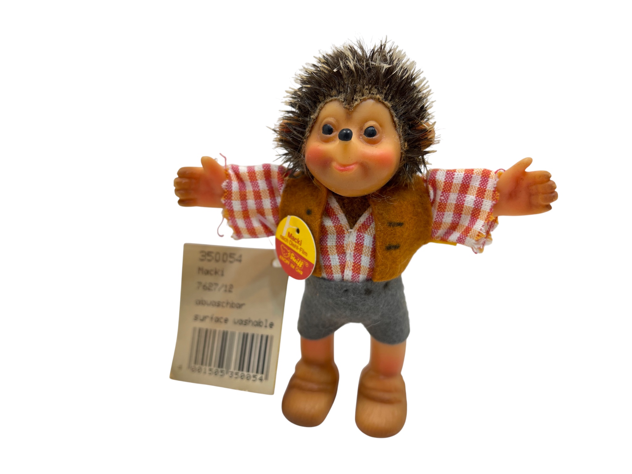 Steiff Tier 7627/12 Macki 12 cm. Top Zustand   