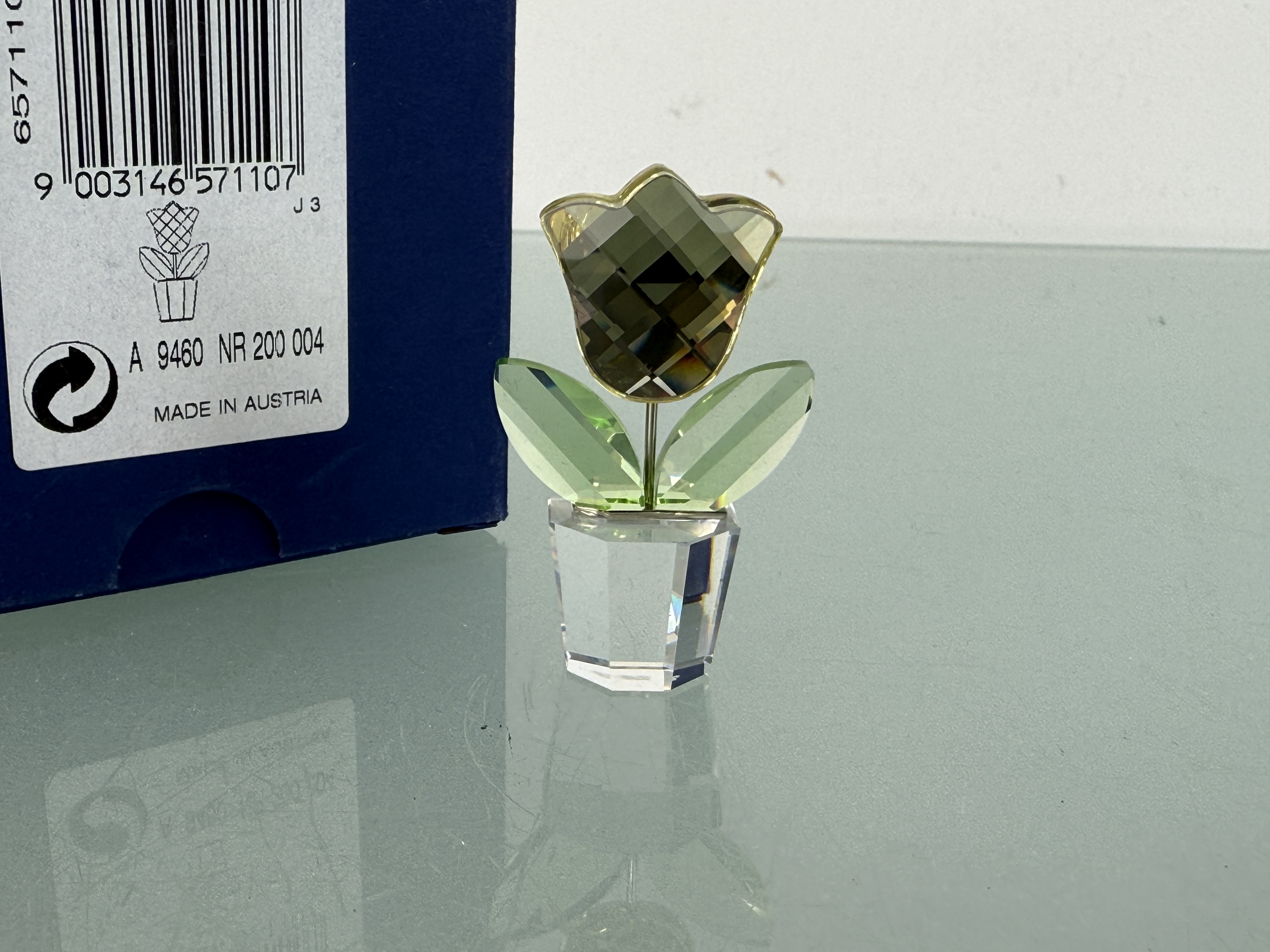 Swarovski Figur  657110 Blume Blumentopf 5 cm Ovp Zertifikat Top Zustand