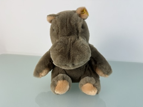 Steiff Tier 085413 Nilpferd 30 cm. Top Zustand 