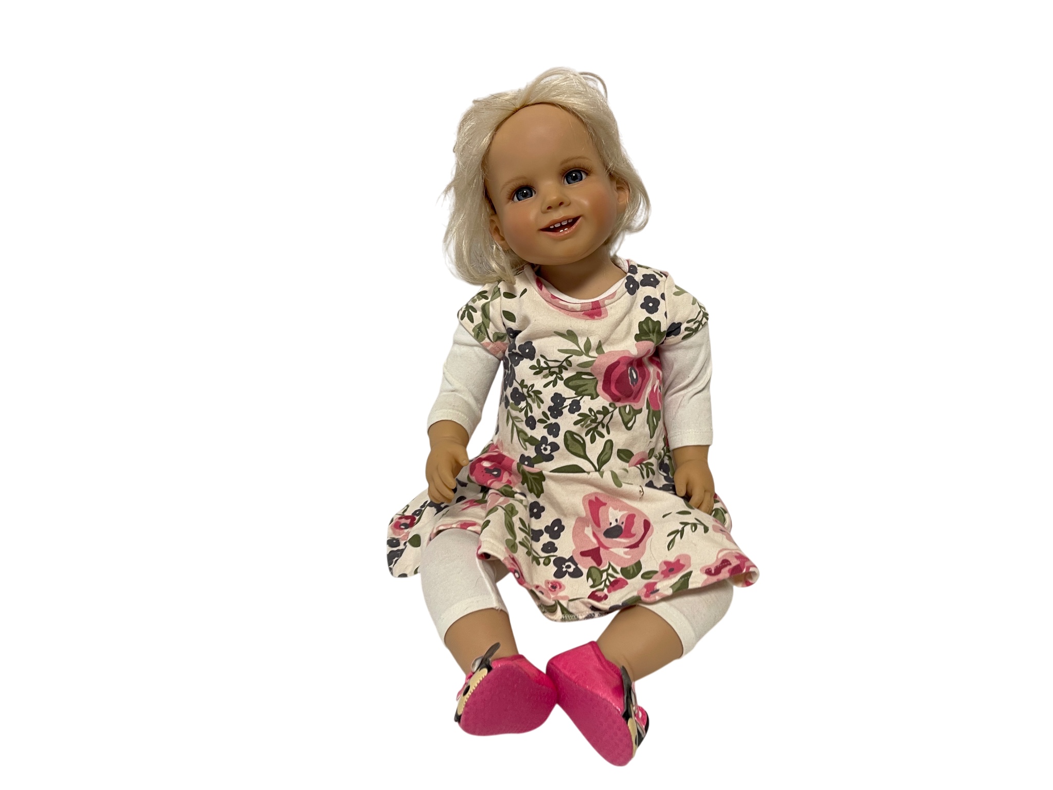Künstlerpuppe Vinyl Puppe 62 cm. Top Zustand 