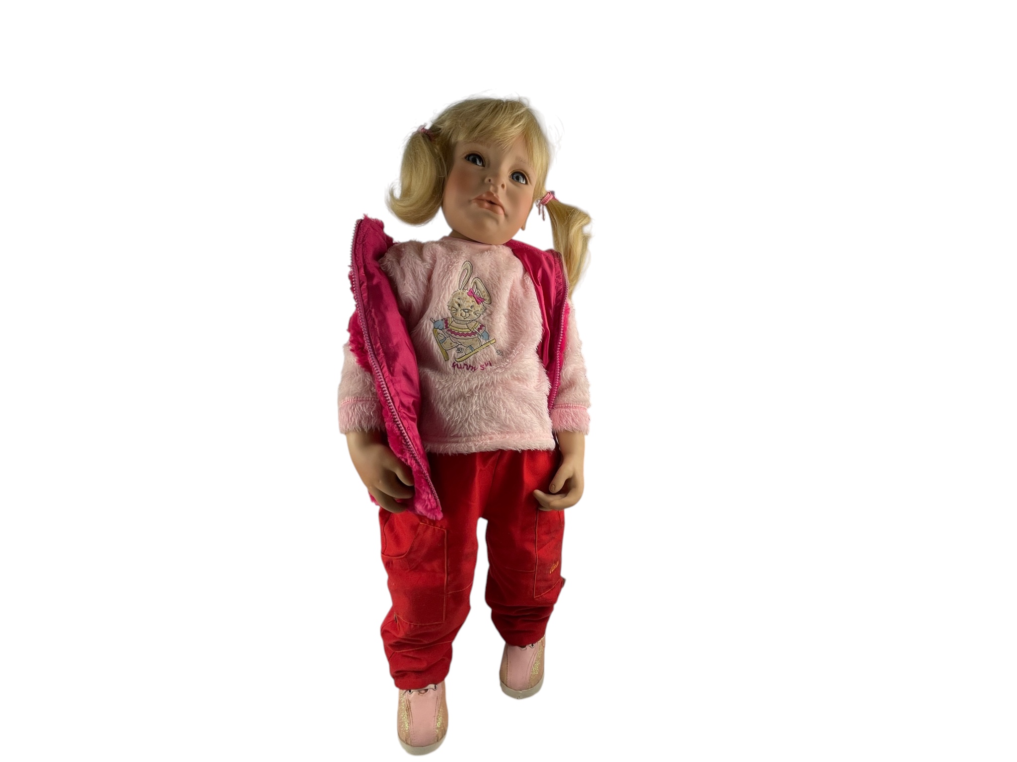 Susan Lippl Künstlerpuppe Vinyl Puppe 80 cm. Schmutzig  