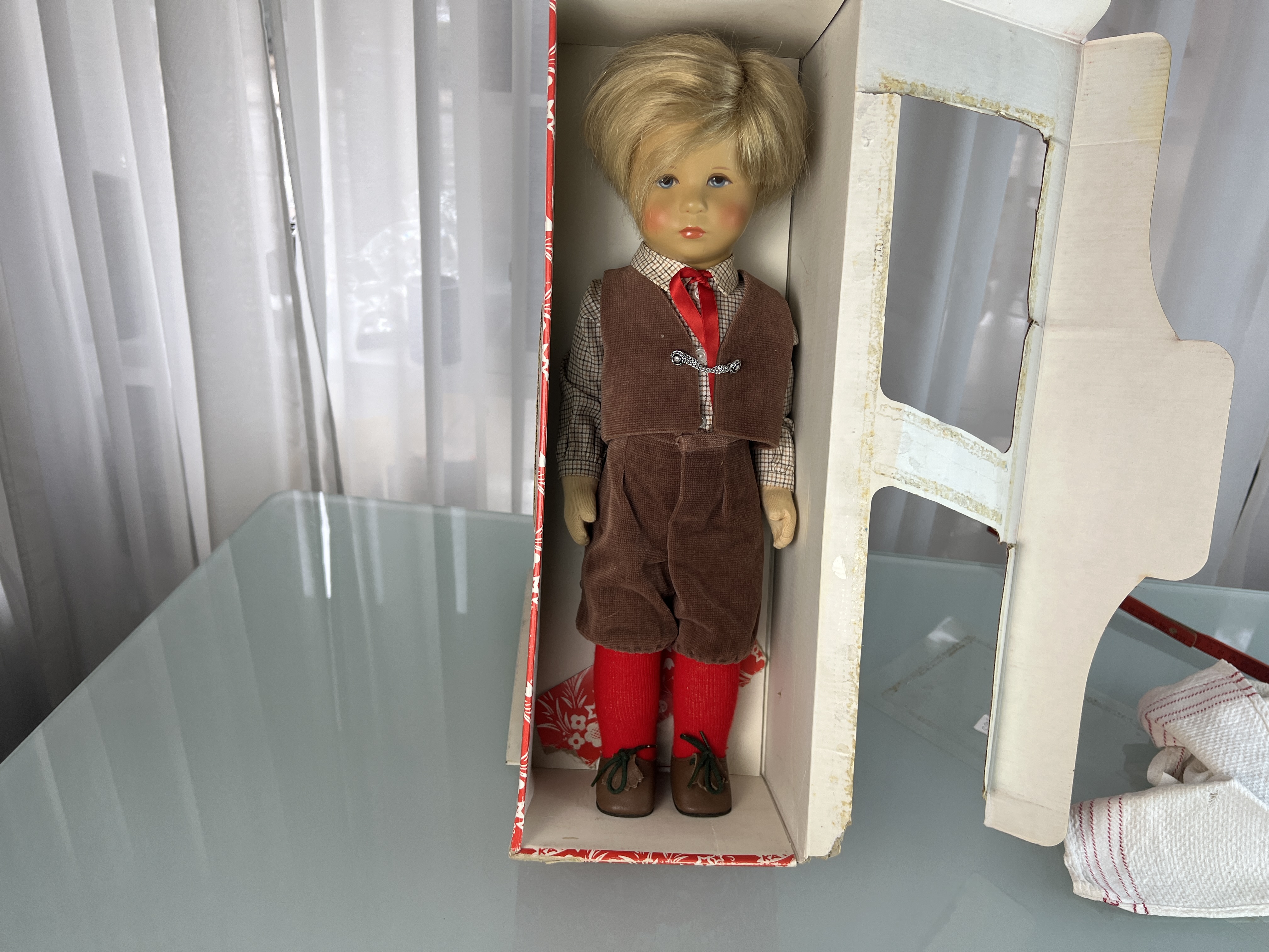 Käthe Kruse Puppe Sammler Stück 48 cm. Top Zustand.   