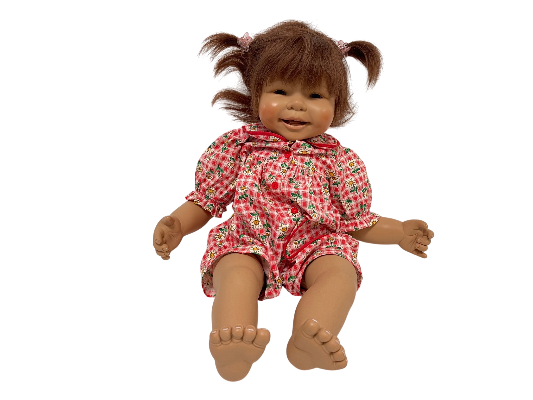 Künstlerpuppe Evelyn Leman Vinylpuppe Puppe 60 cm. Top Zustand 