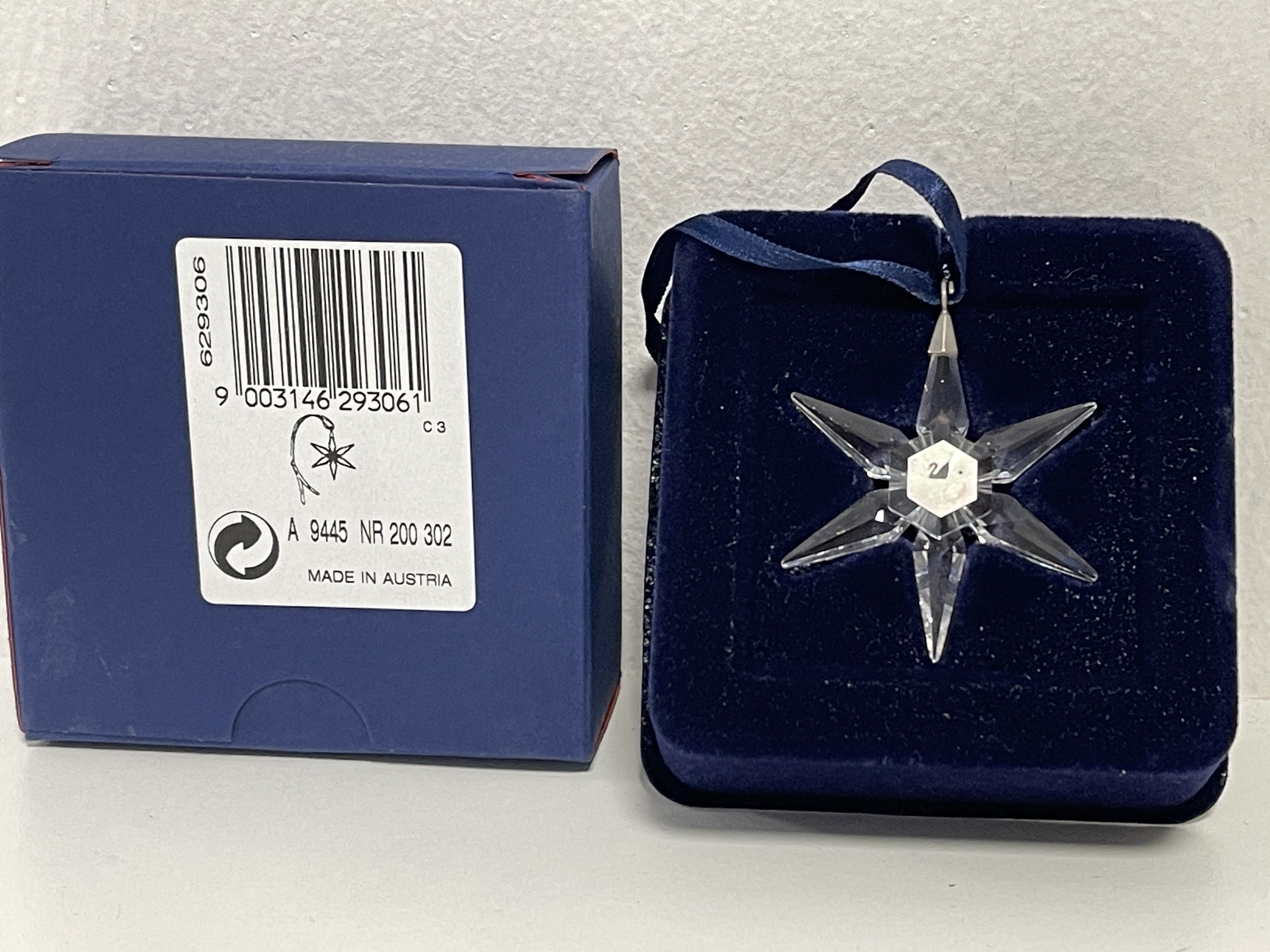 Swarovski Stern 2003 Ornament 629306 mit OVP. Top Zustand 