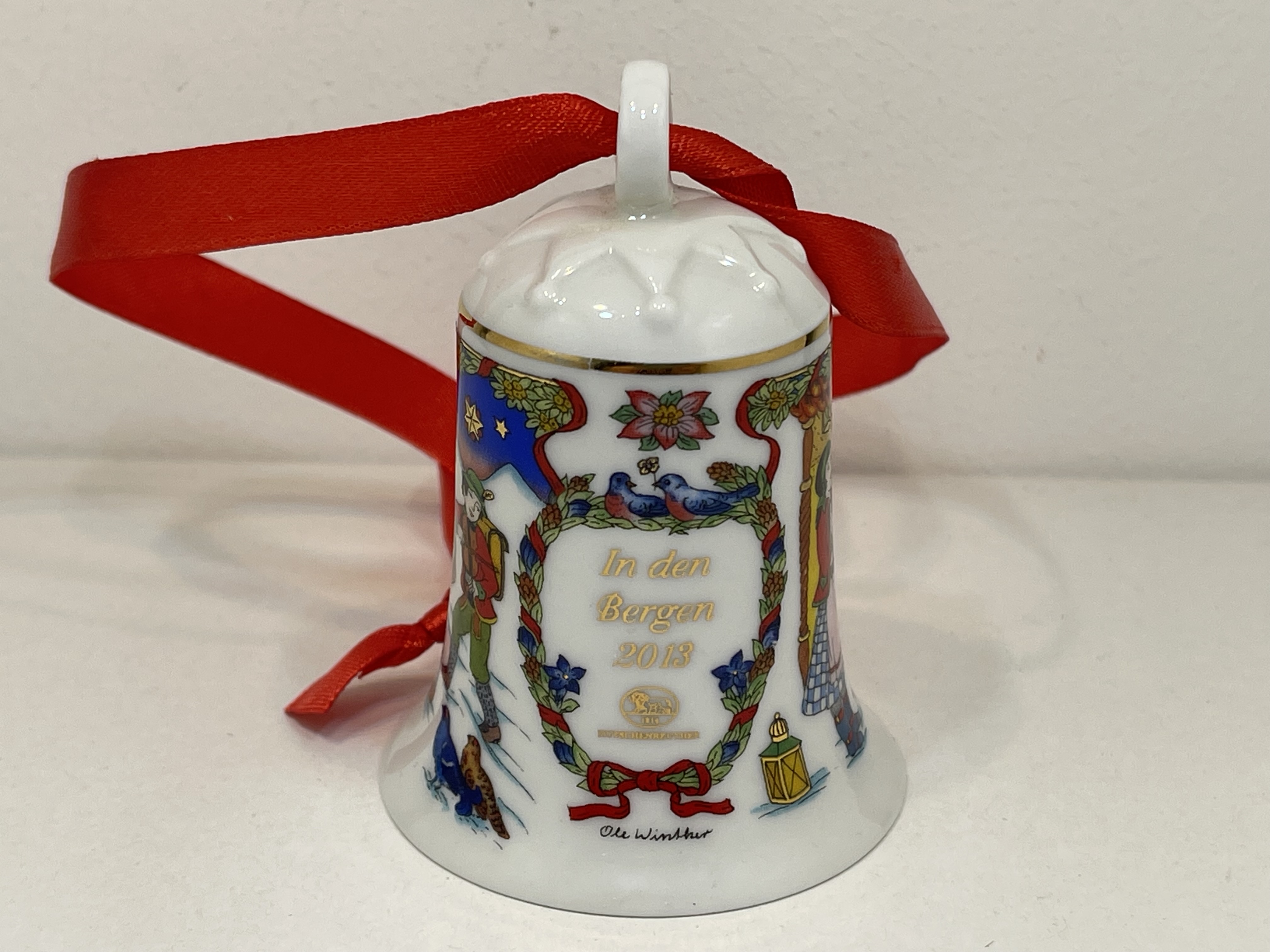  Hutschenreuther 2013. Weihnachtsglocke 7 cm. Top Zustand. 