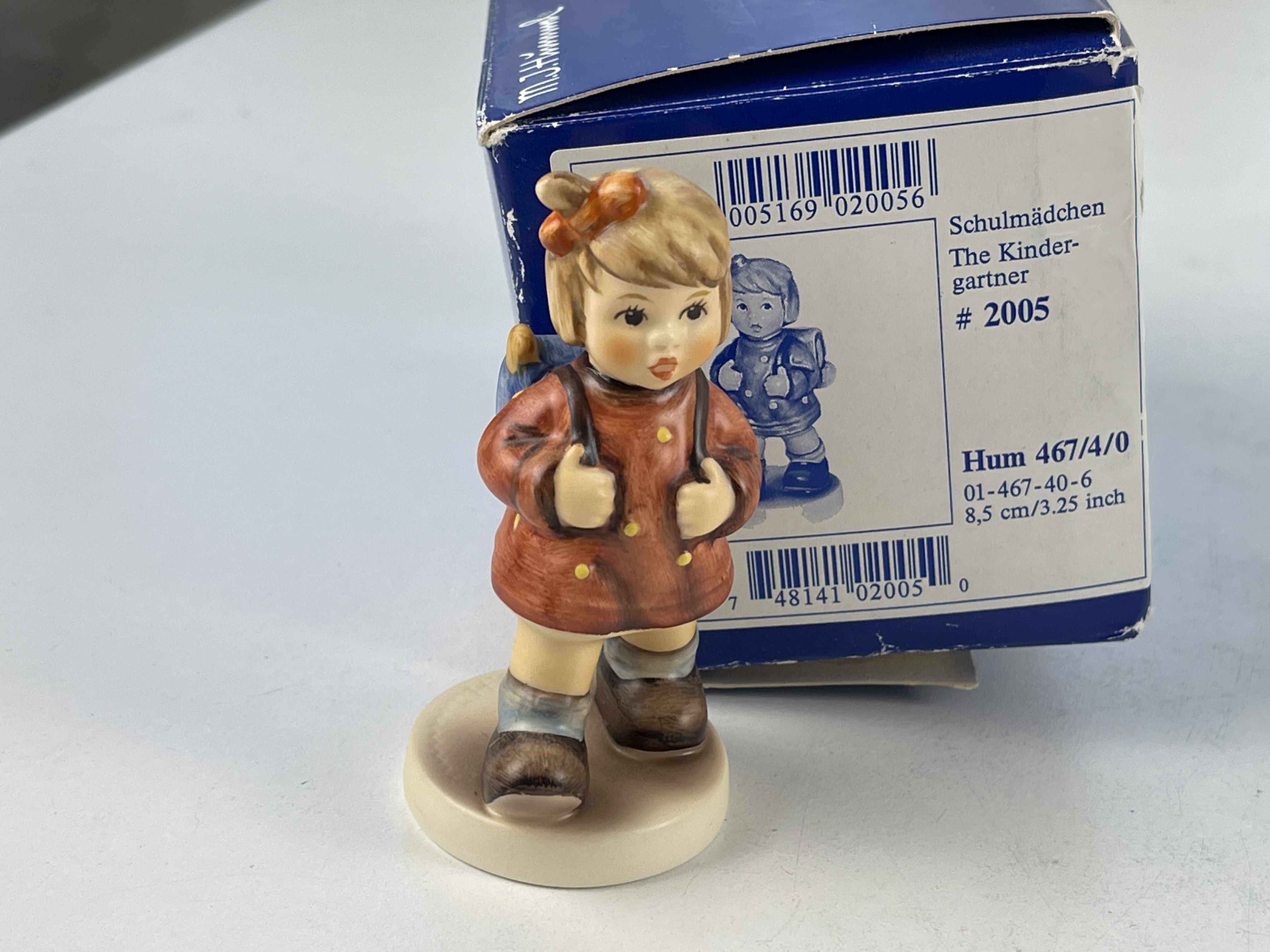  Hummel Figur 467 4/0 Schulmädchen 8 cm. - Top Zustand OVP