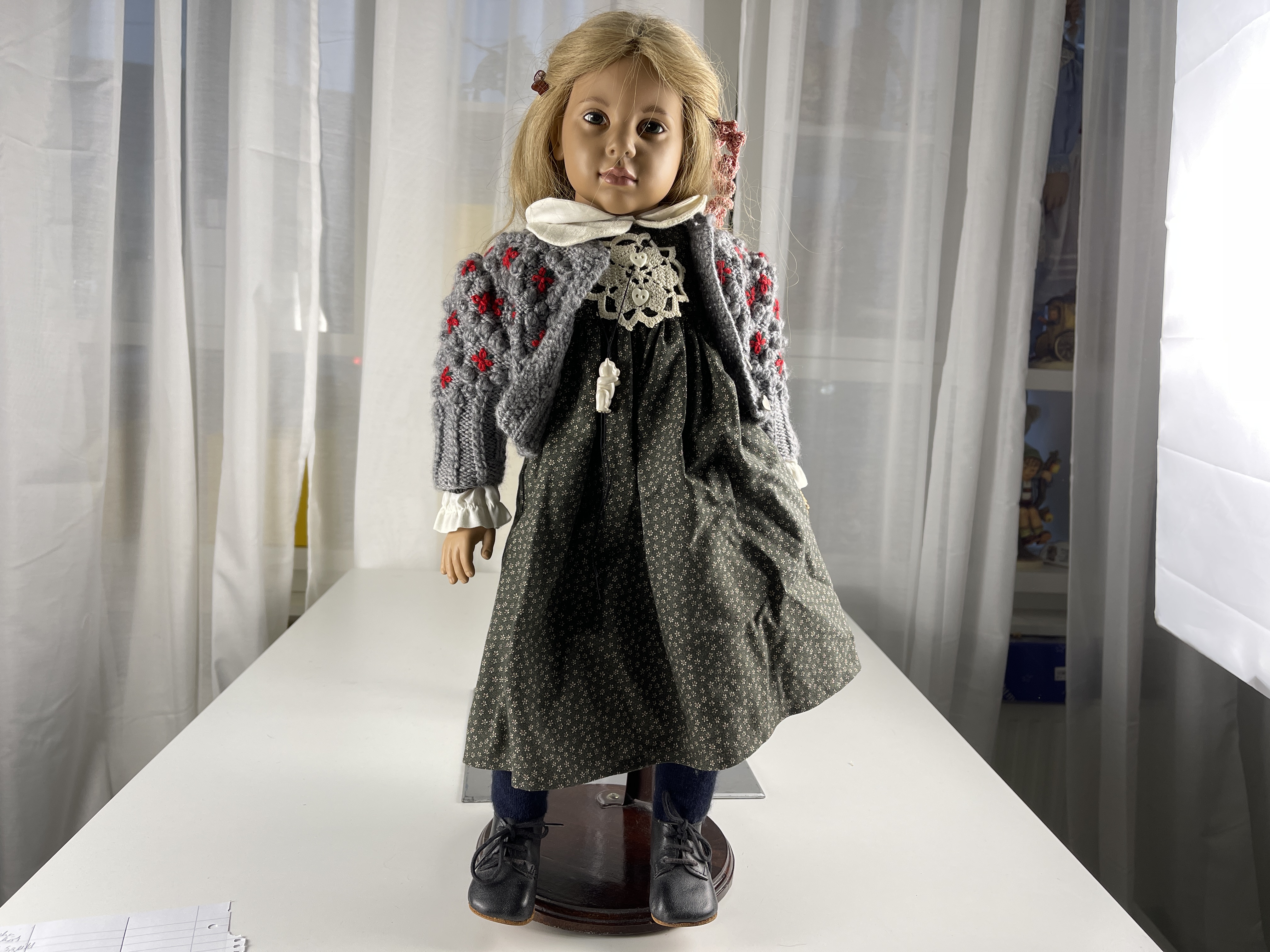 Künstlerpuppe Sigikid Vinyl Puppe 56 cm Top Zustand  