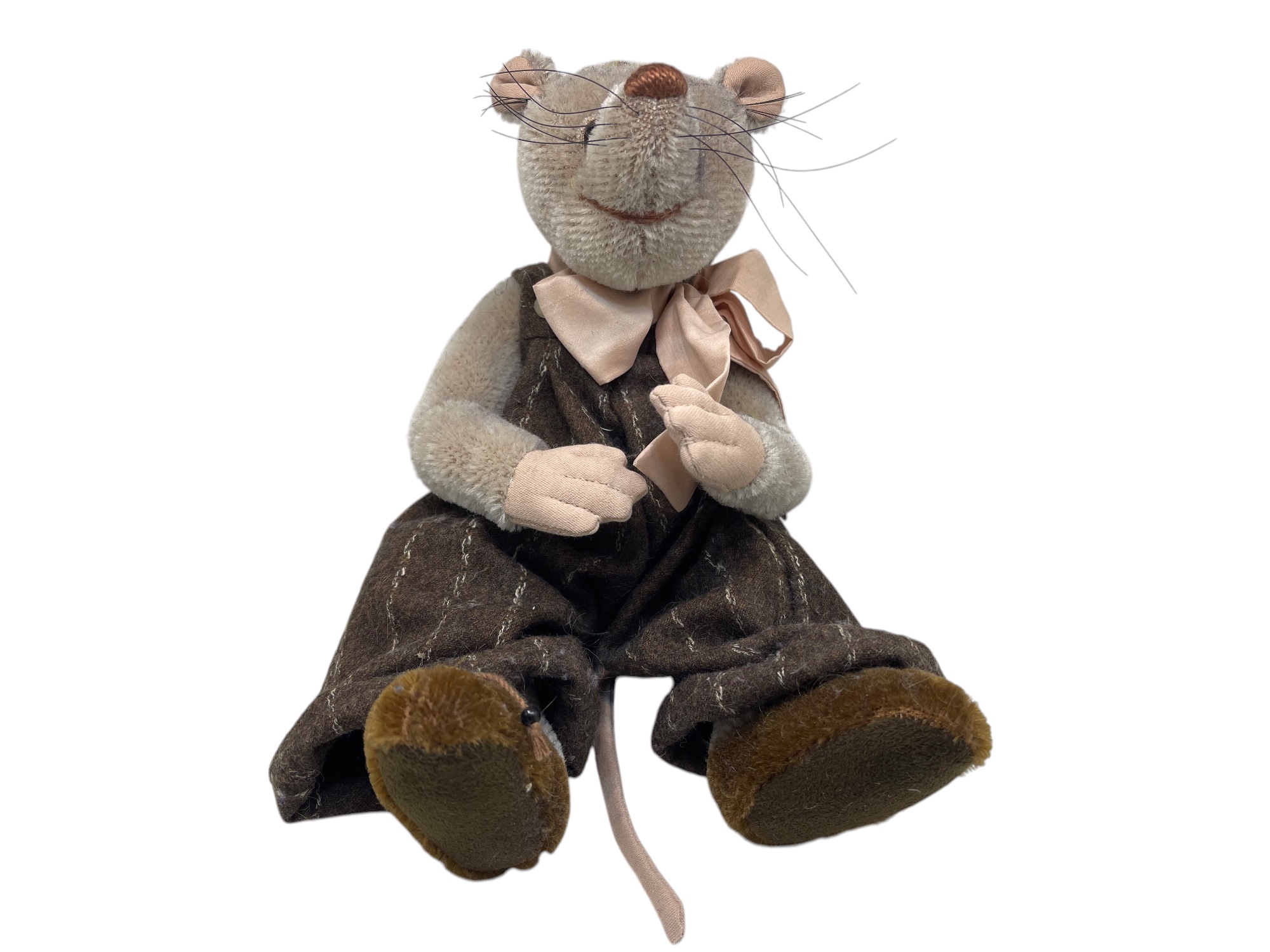 Gaby Schlotz Künstler Stofftier Maus 29 cm. - Top Zustand.     