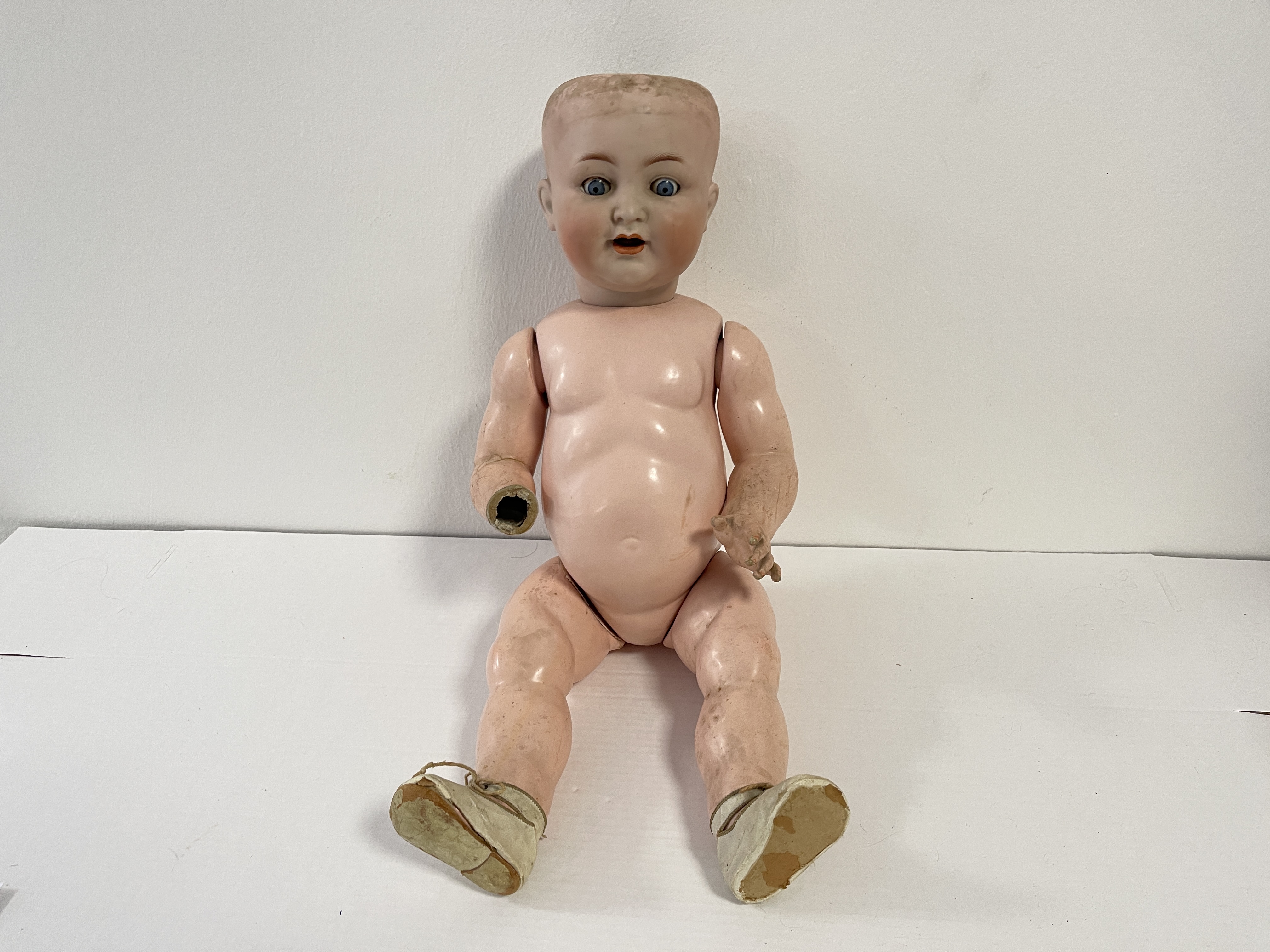 Künstlerpuppe Sammler Puppe Simon Halbig Puppe 63 cm. Zustand siehe Fotos   
