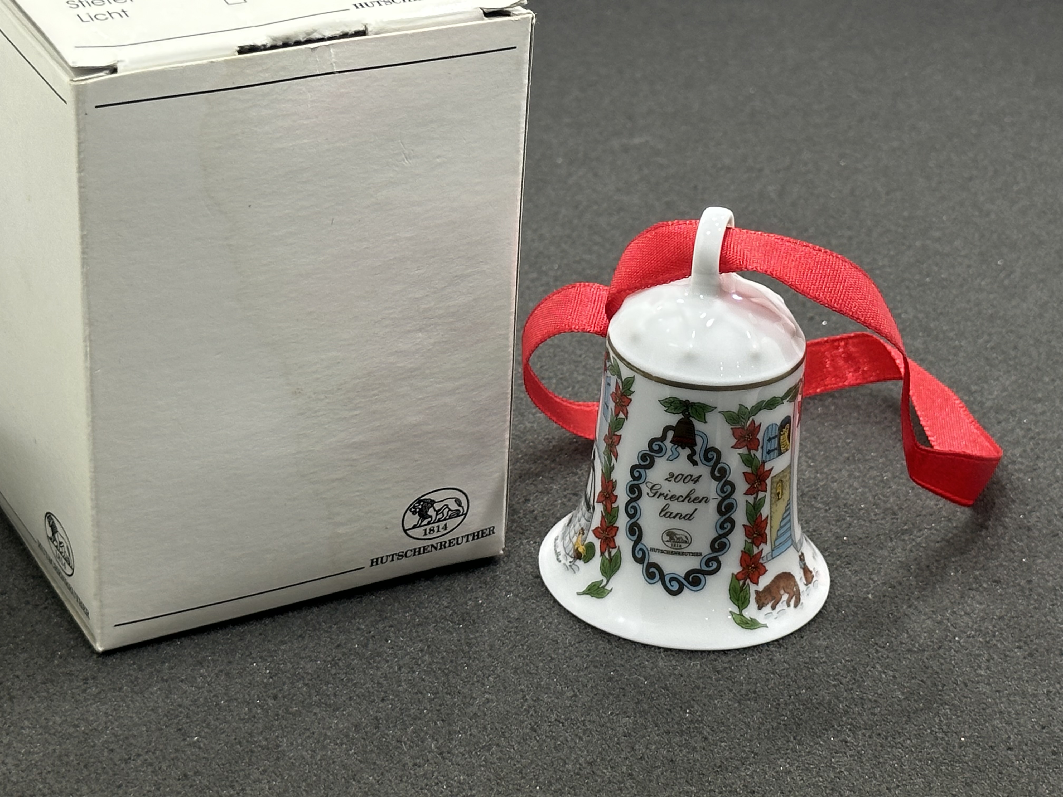  Hutschenreuther 2004 Weihnachtsglocke 7 cm OVP. Top Zustand