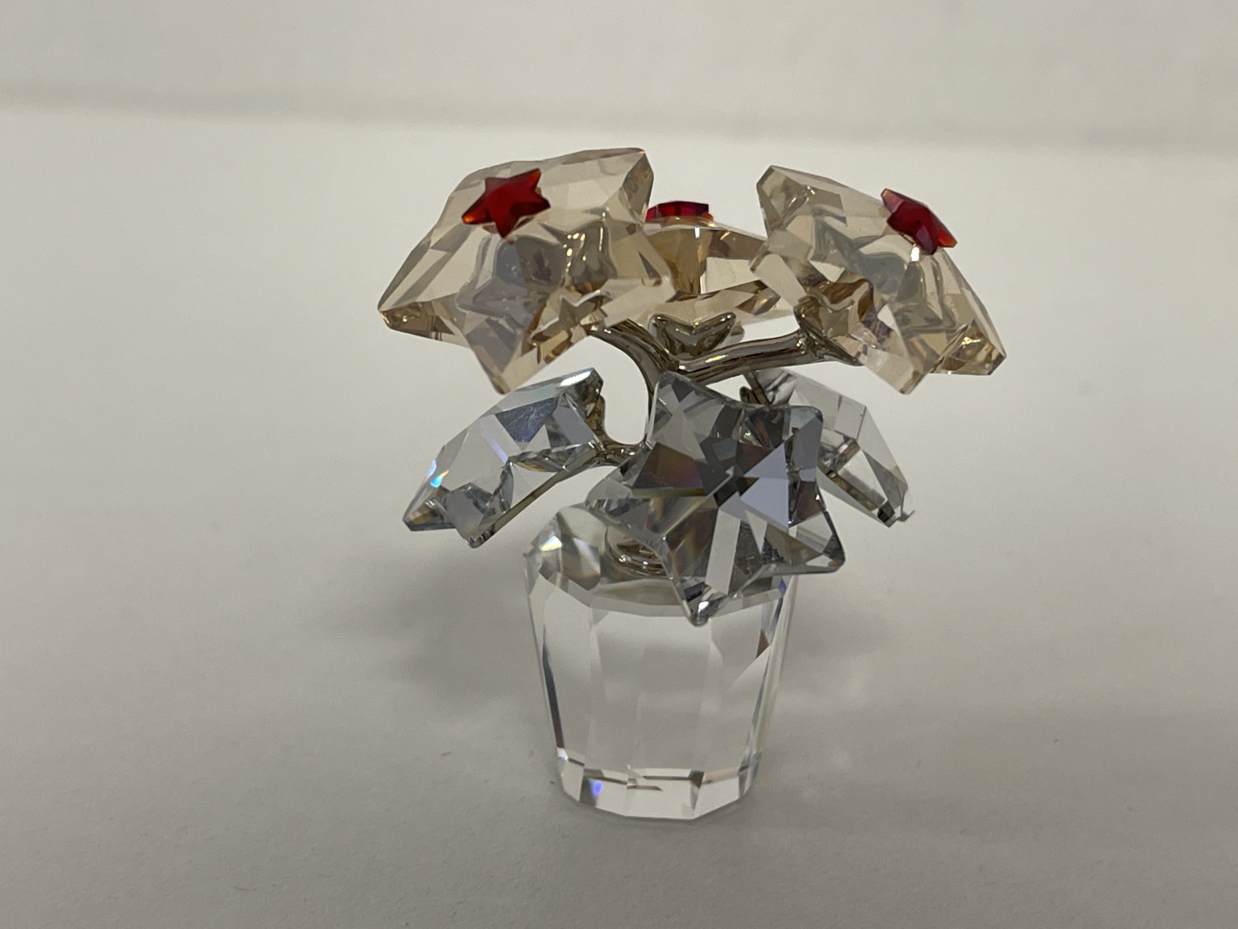  Swarovski Figur 1006036 Blume Sternenblüten Blumentopf 4,5 cm Top Zustand 