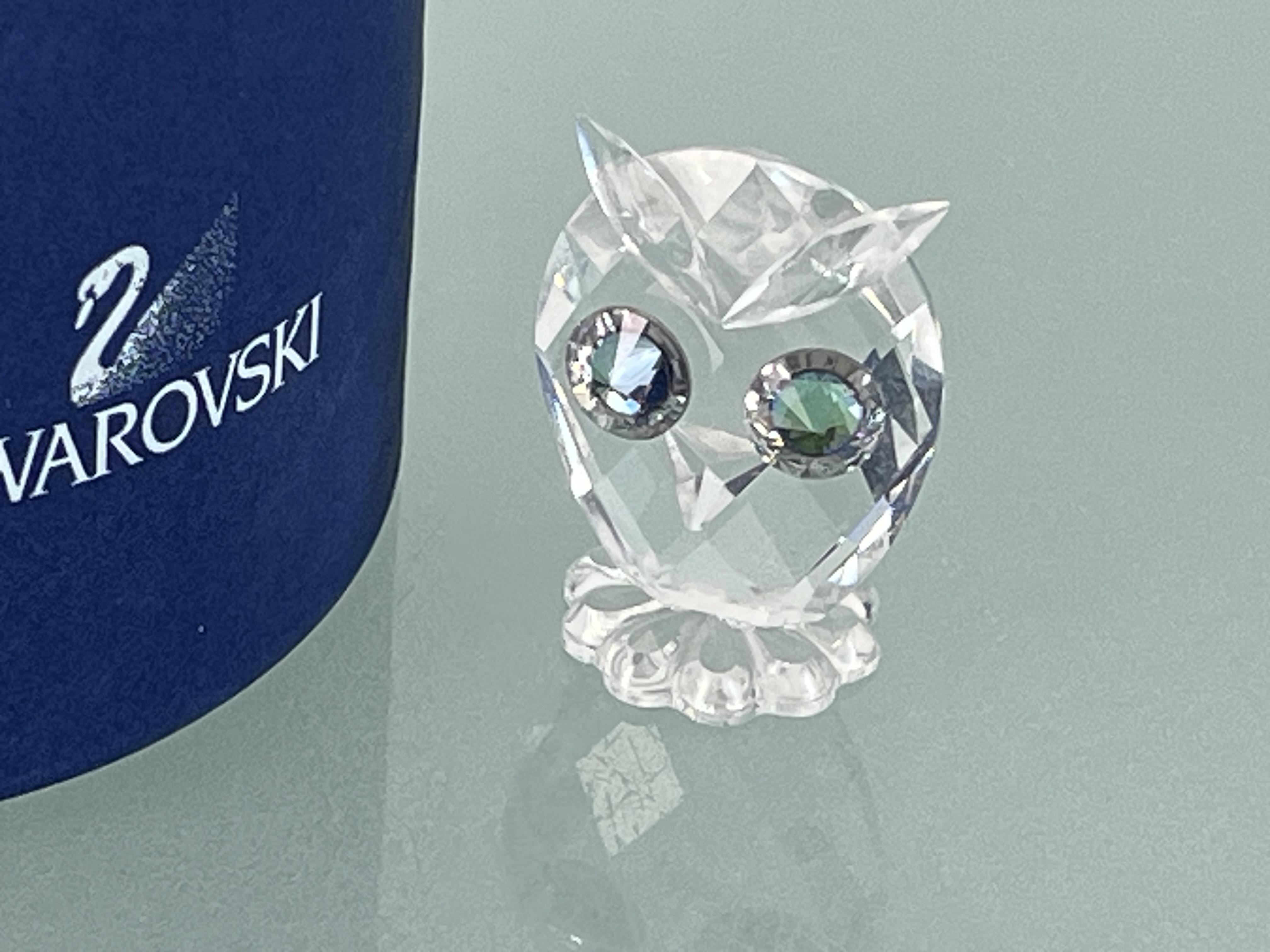 Swarovski Figur 010014 Eule 3,5 cm. Mit Ovp & Zertifikat. Top Zustand