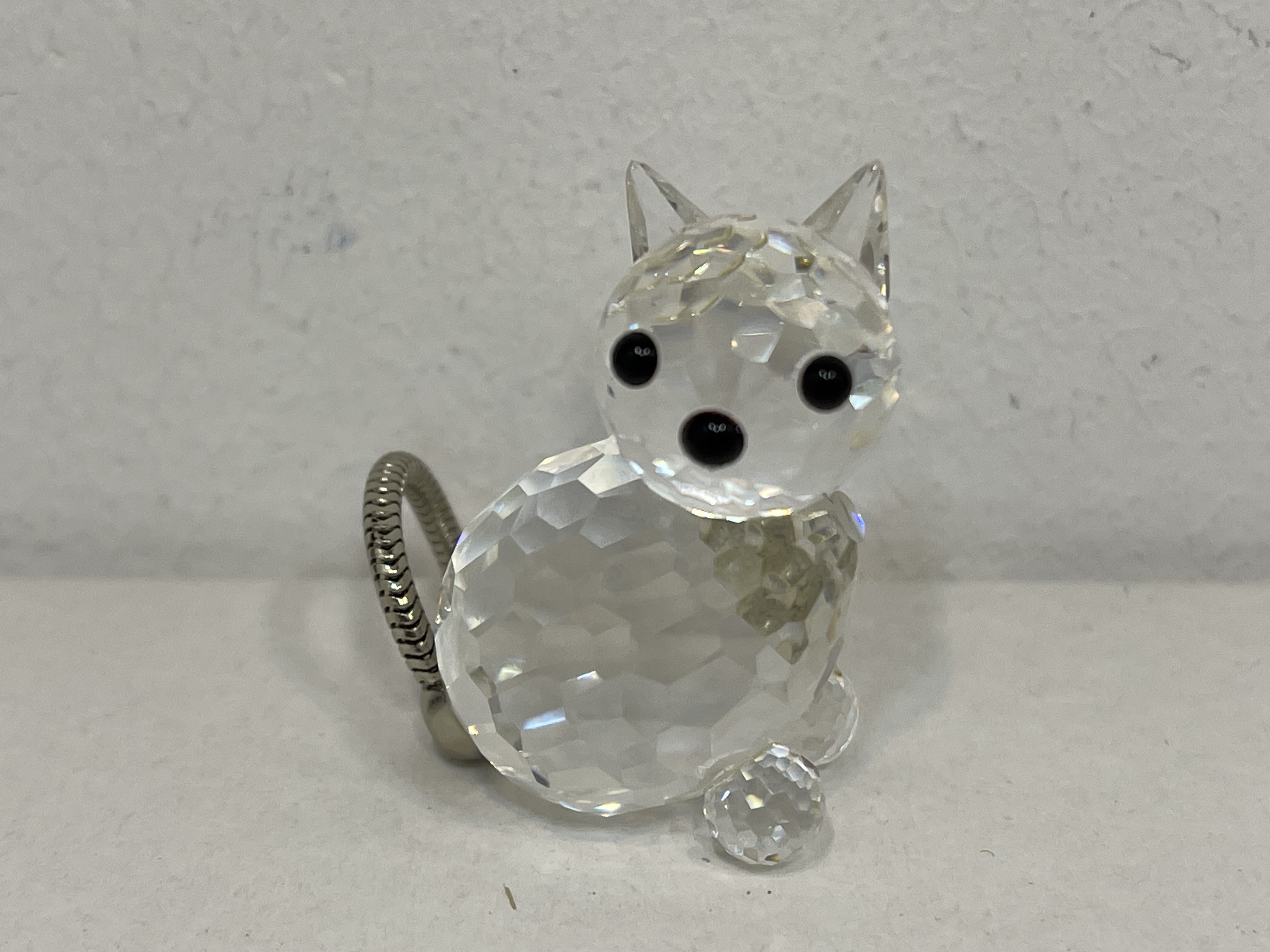 Swarovski Figur 010011 Katze 3,3 cm. Top Zustand      