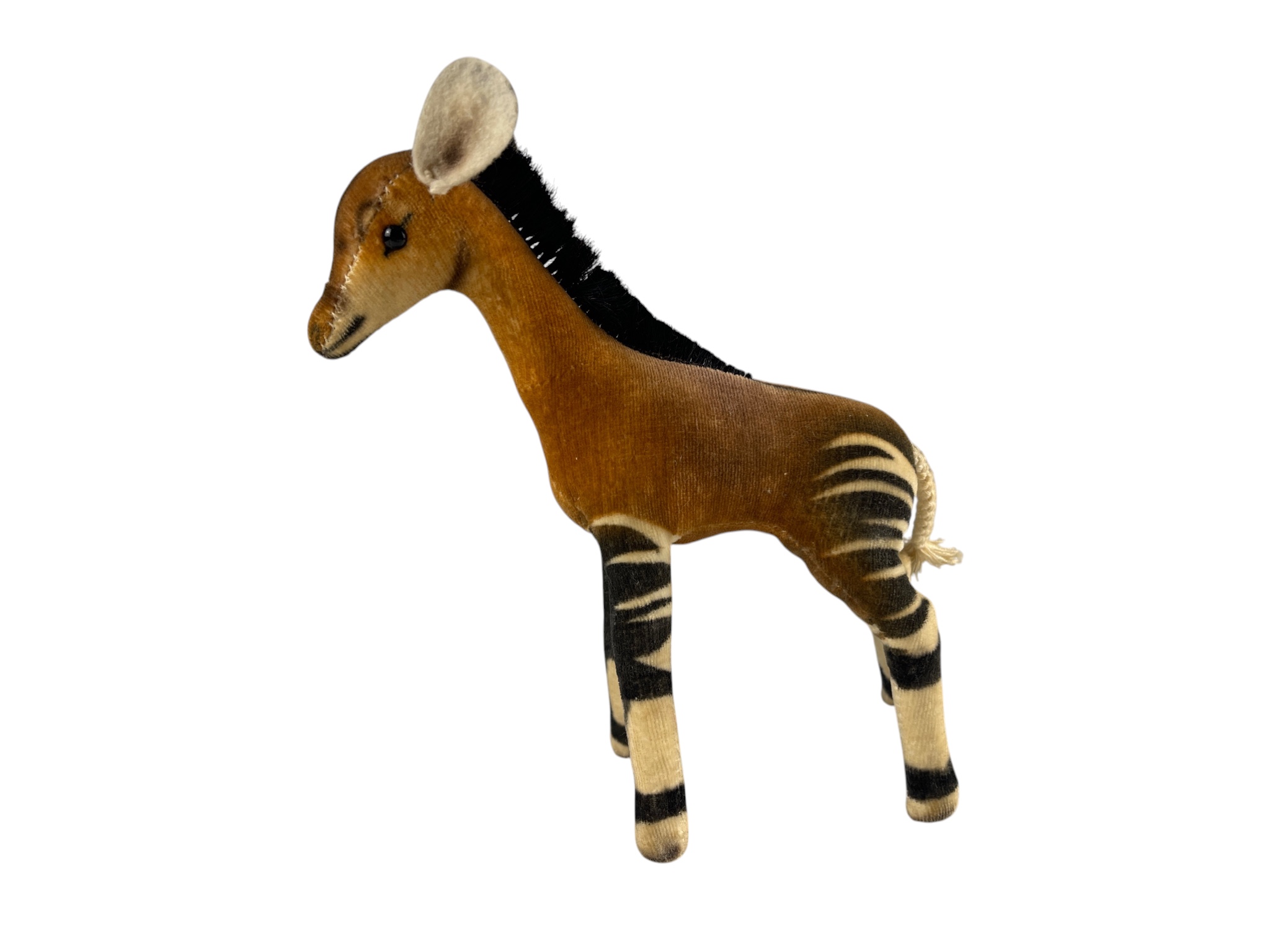 Steiff Tier Sammler Stofftier Okapi 16 cm Top Zustand ohne Knopf und Fahne 