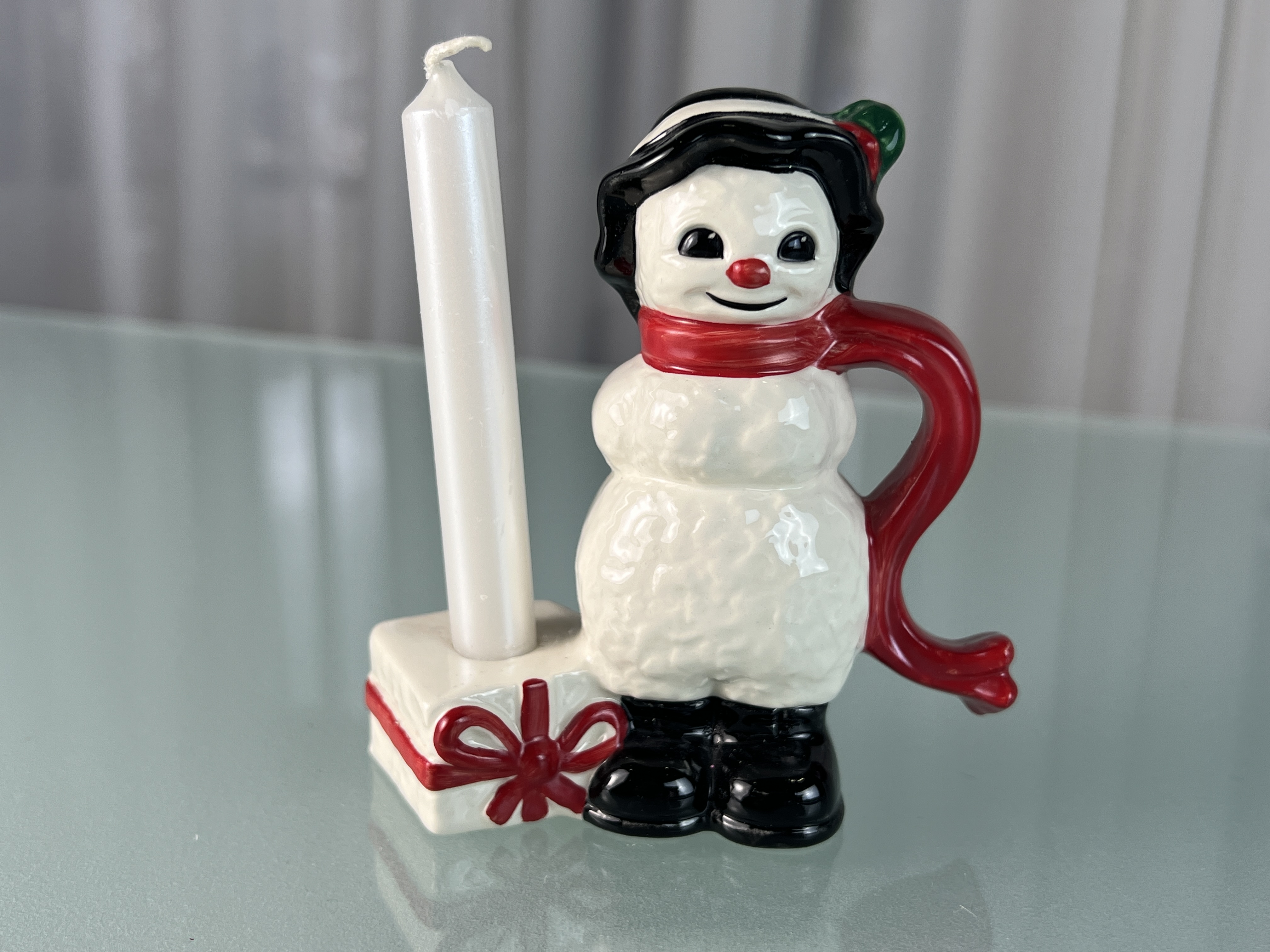 Goebel Figur Kerzenständer Schneemann 10,5 cm. 1 Wahl. Top Zustand 