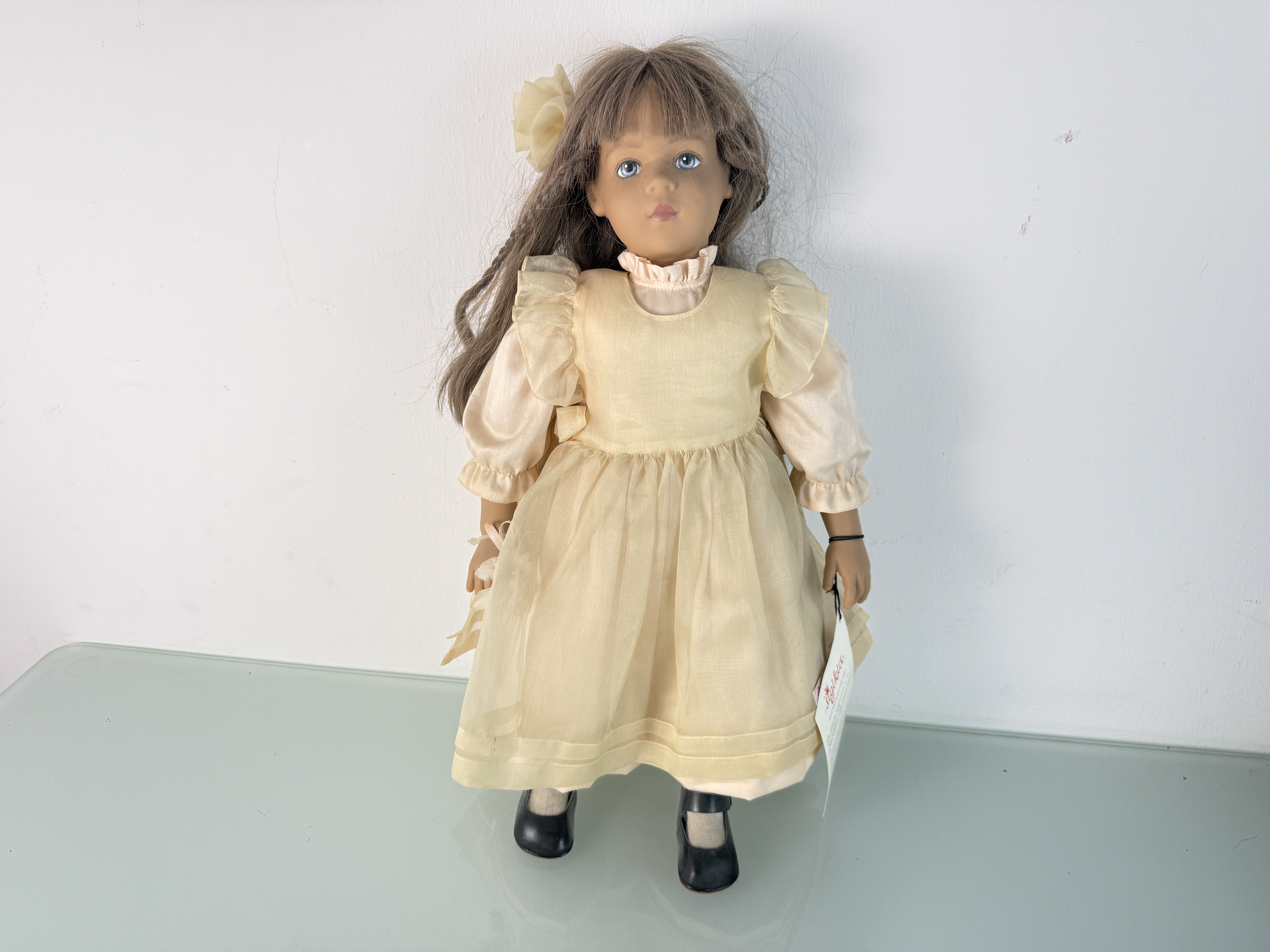 Künstlerpuppe Sigikid Vinyl Puppe 55 cm. Top Zustand 