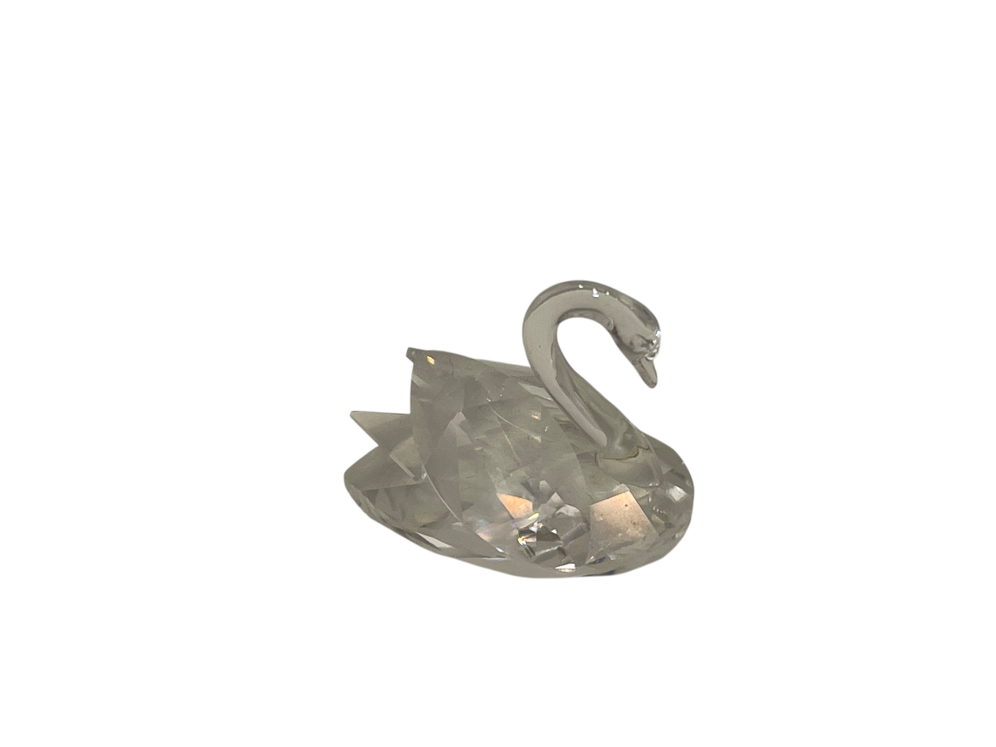 Swarovski Figur Kristall Schwan 2,5 cm. Top Zustand. 