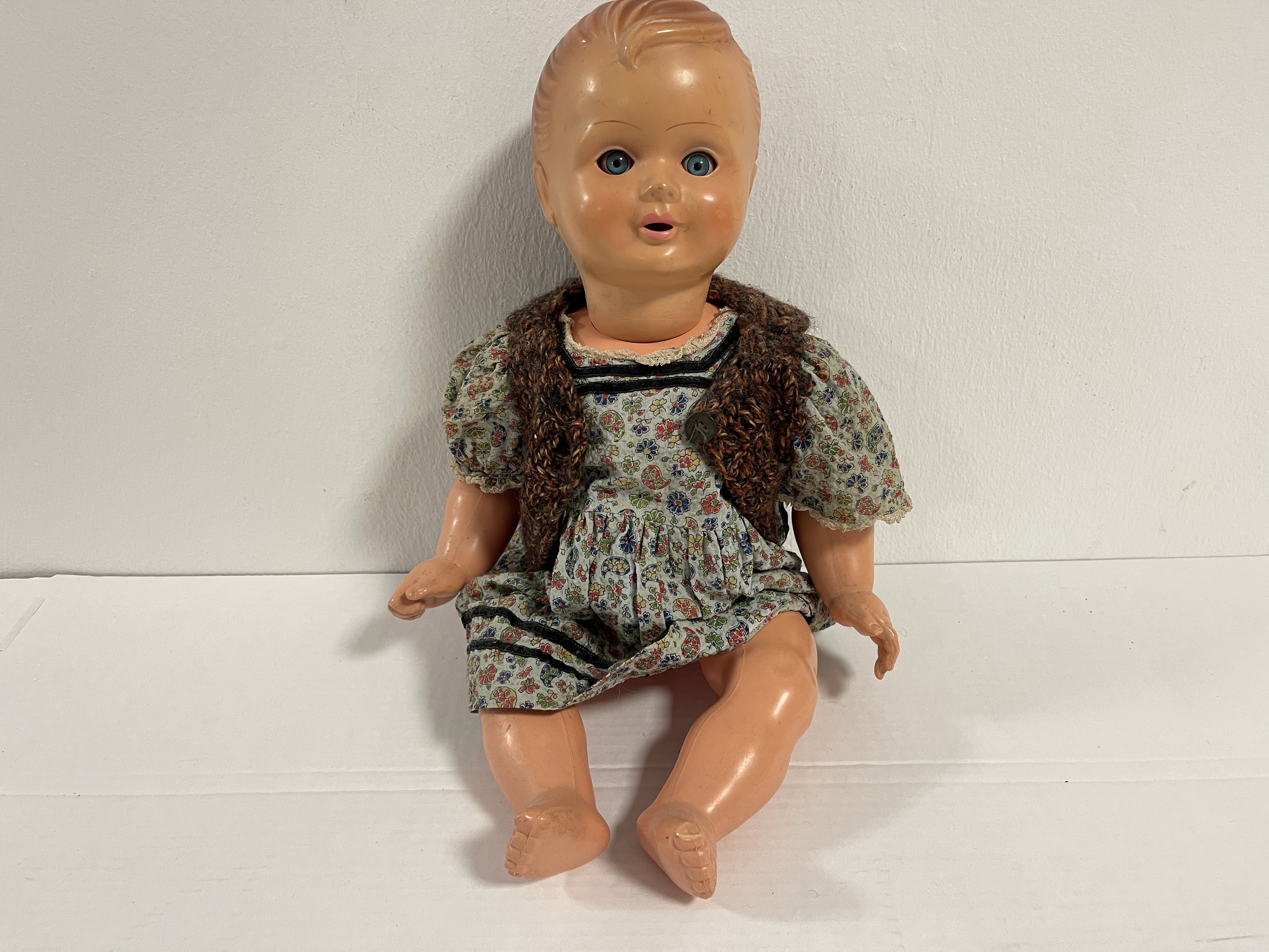 Künstlerpuppe alte Sammler Zelluloid Puppe 48 cm Zustand siehe Fotos 