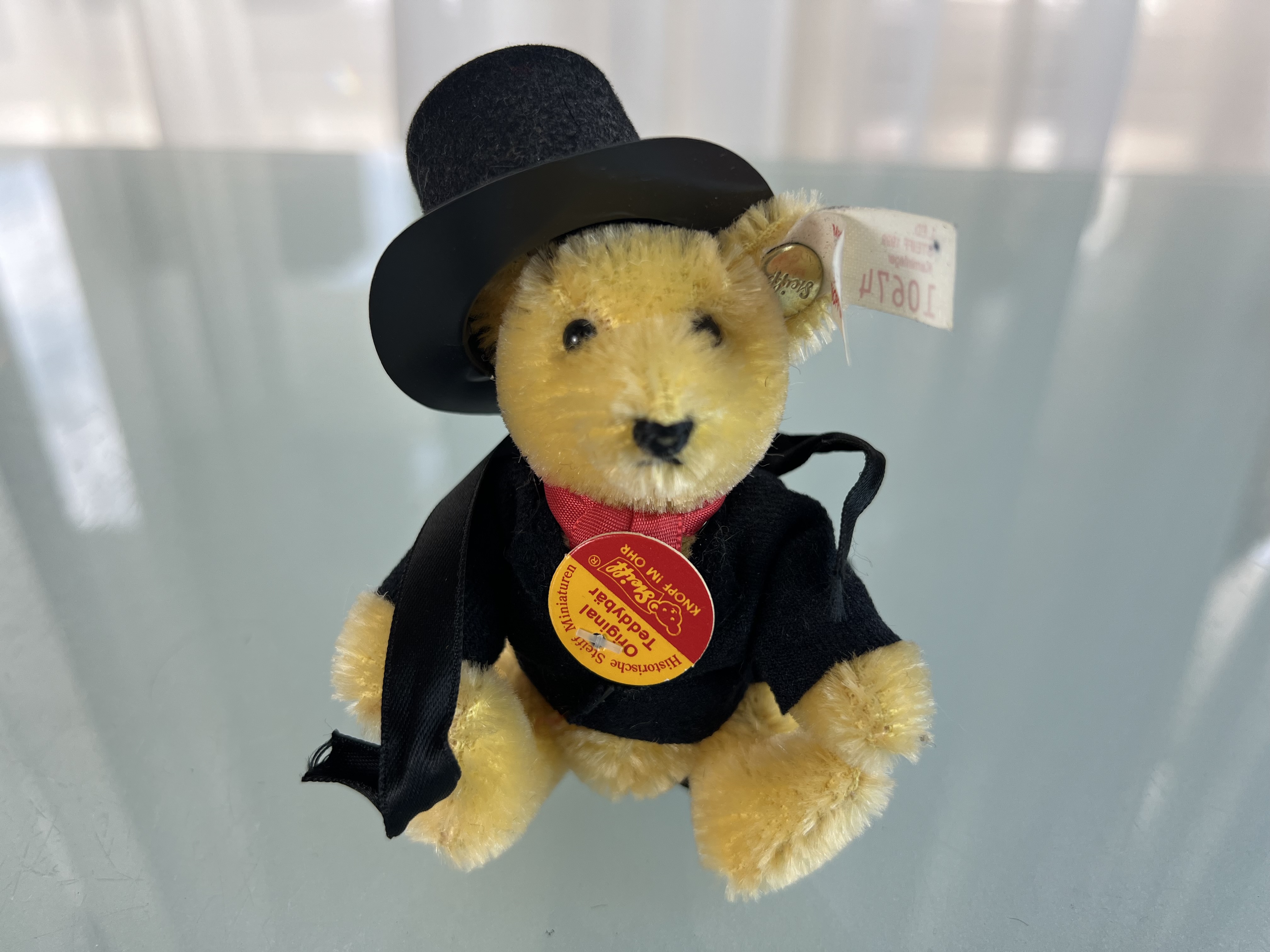 Steiff Tier Sammler 030796 Kaminfeger Teddy Bär 10 cm. Top Zustand.  