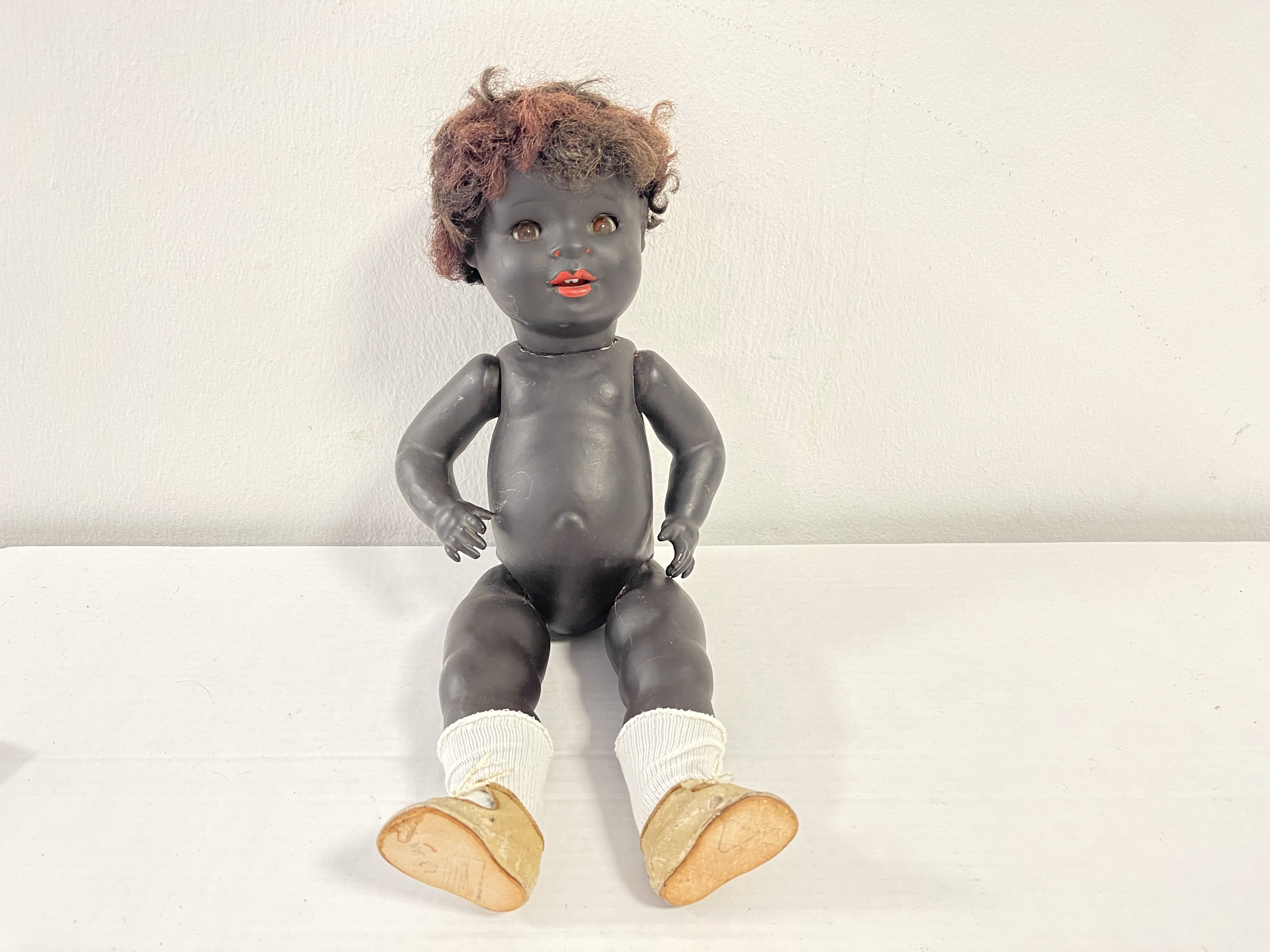 Alte Künstlerpuppe  Sammler Puppe 41 cm. Zustand siehe Fotos 