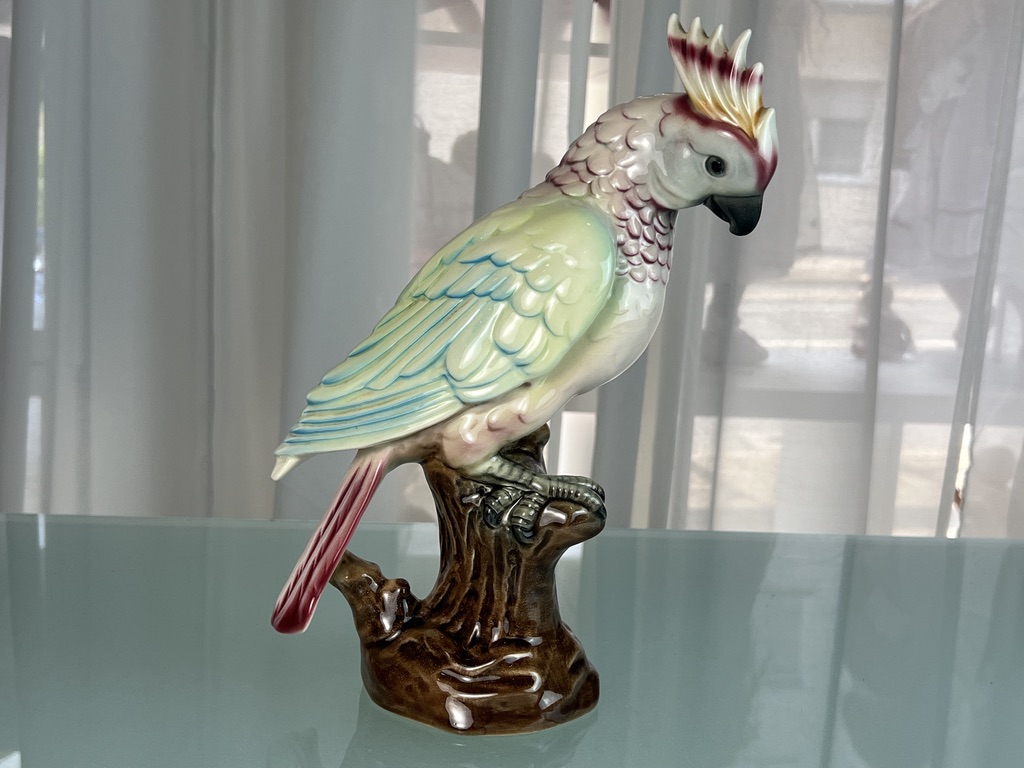  Goebel Figur Vogel 2020 Porzellan Sammlerfigur Kakadu 29,5 cm 1 Wahl Top Zustand   