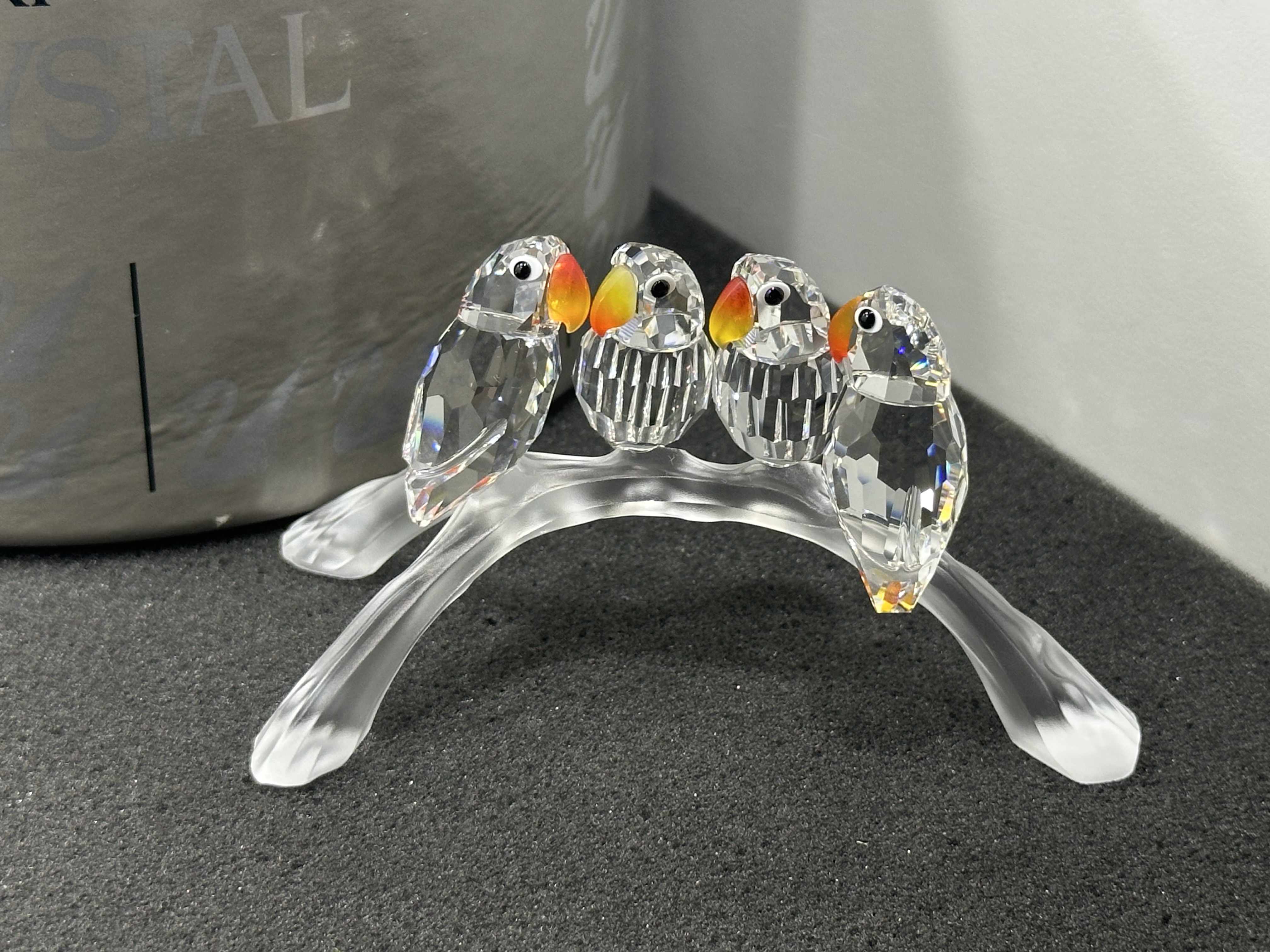  Swarovski Figur 199123 Lovebirds 10,5 cm. Inkl. Ovp. Top Zustand