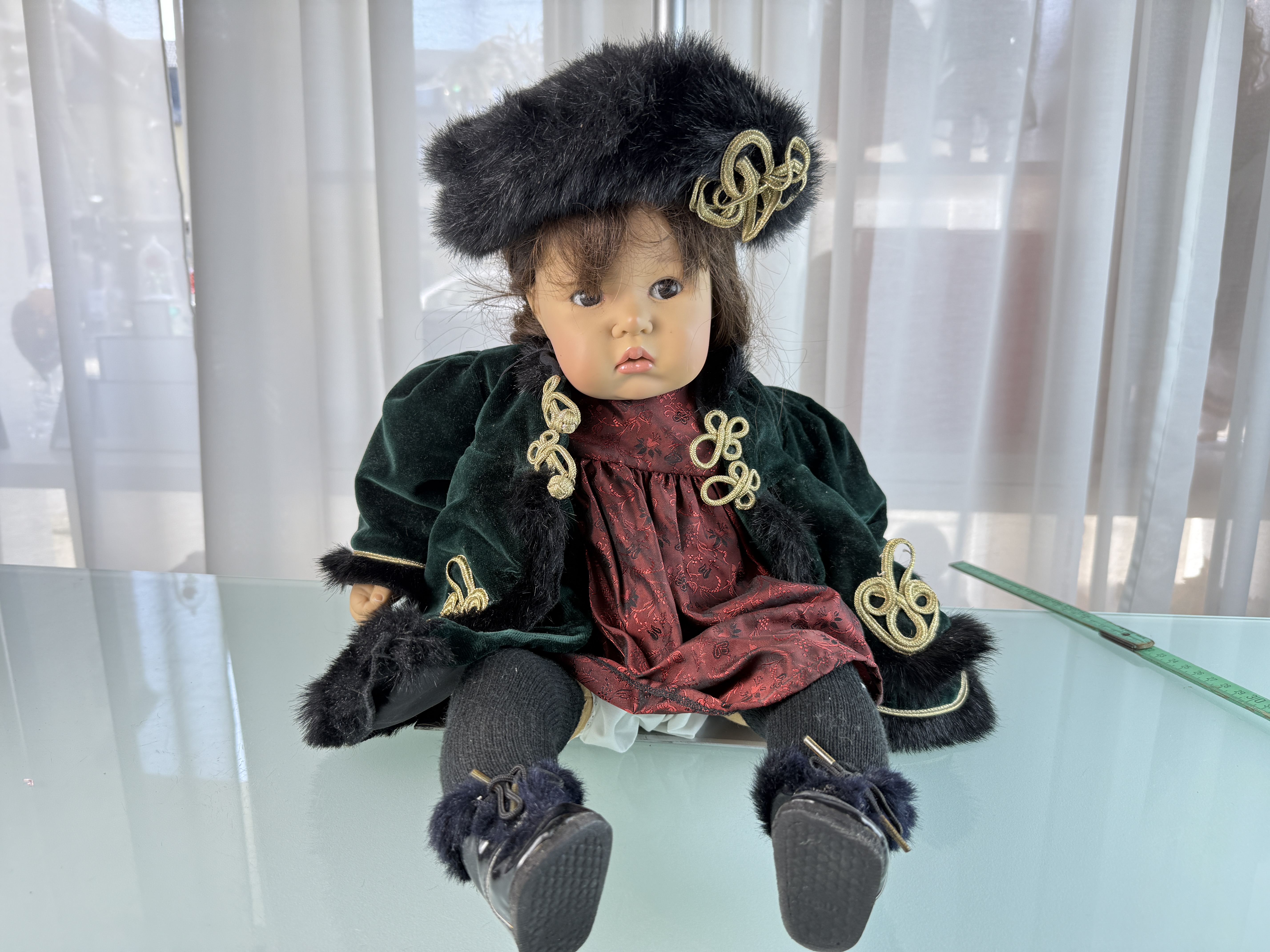 Künstlerpuppe Sammler Götz Carin Lossnitzer Vinyl Puppe 54 cm. Top Zustand