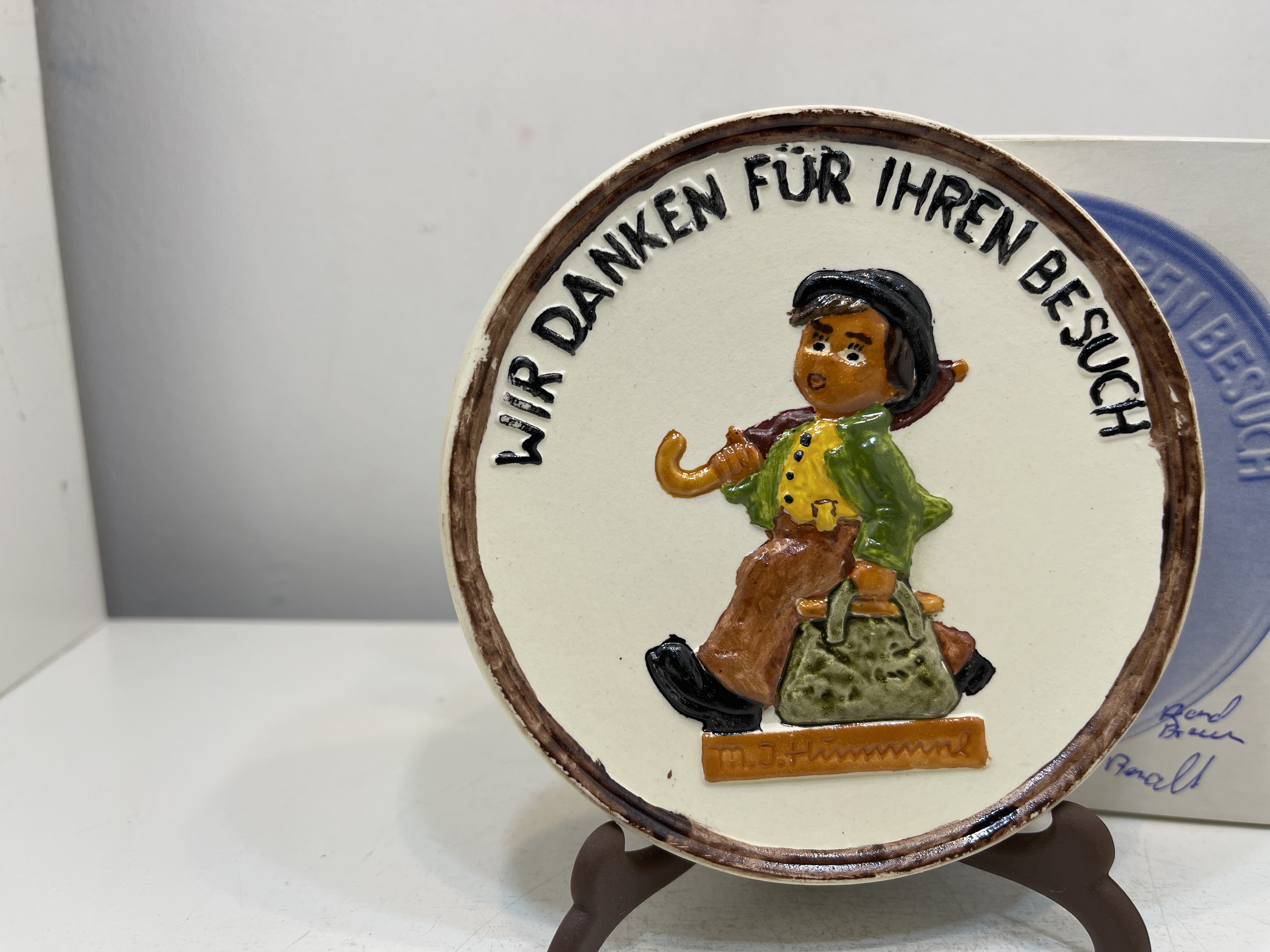   M.I. Hummel Plakette Ø 10 cm. 1 Wahl. Zustand siehe Fotos