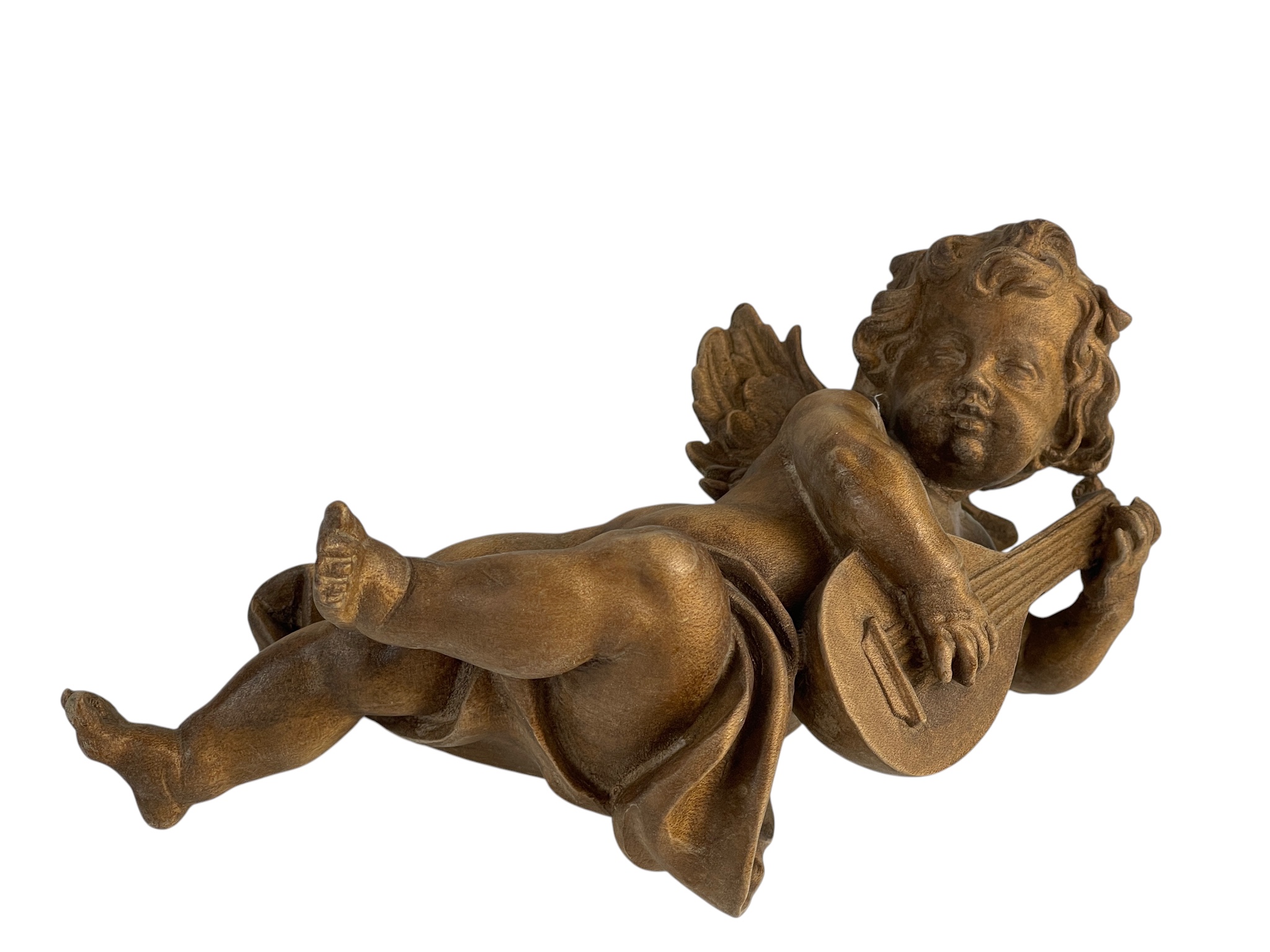 Sammler Holzfigur Engel 21 cm Top Zustand     