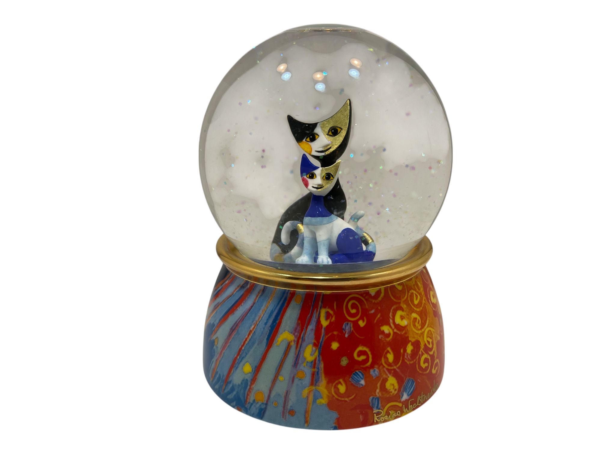  Goebel Figur Rosina Wachtmeister Katze Scheekugel Spieluhr 15 cm - 1 Wahl. Top Zustand  