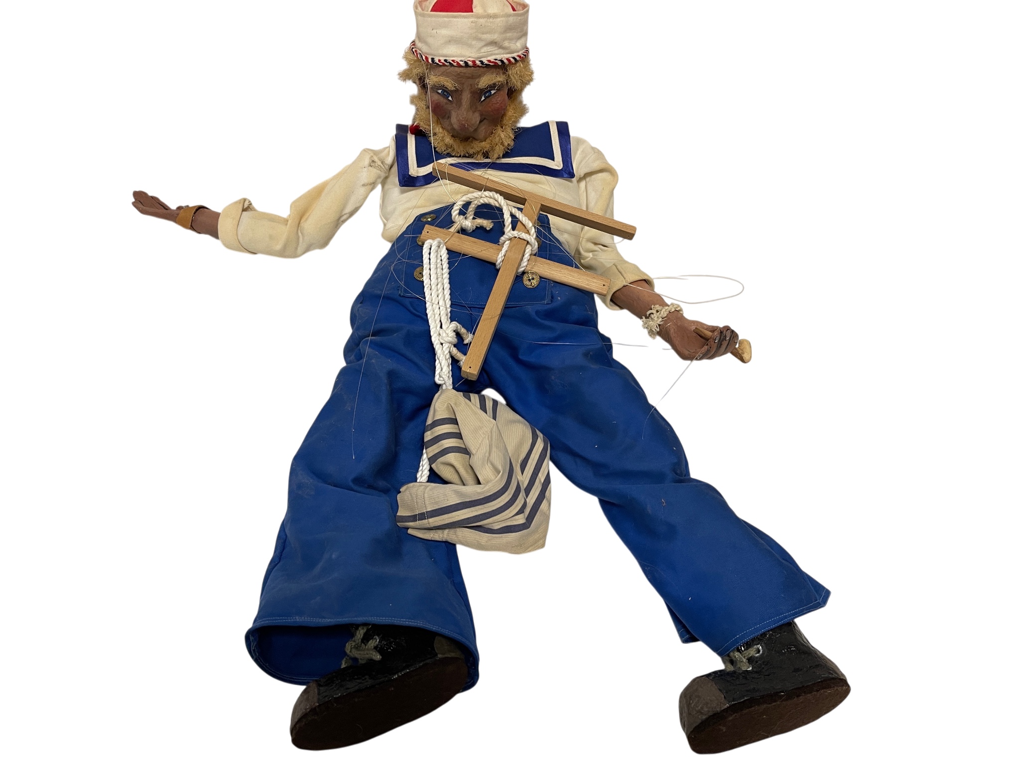 Marionette Puppe Künstlerpuppe 96 cm. Zustand siehe Fotos