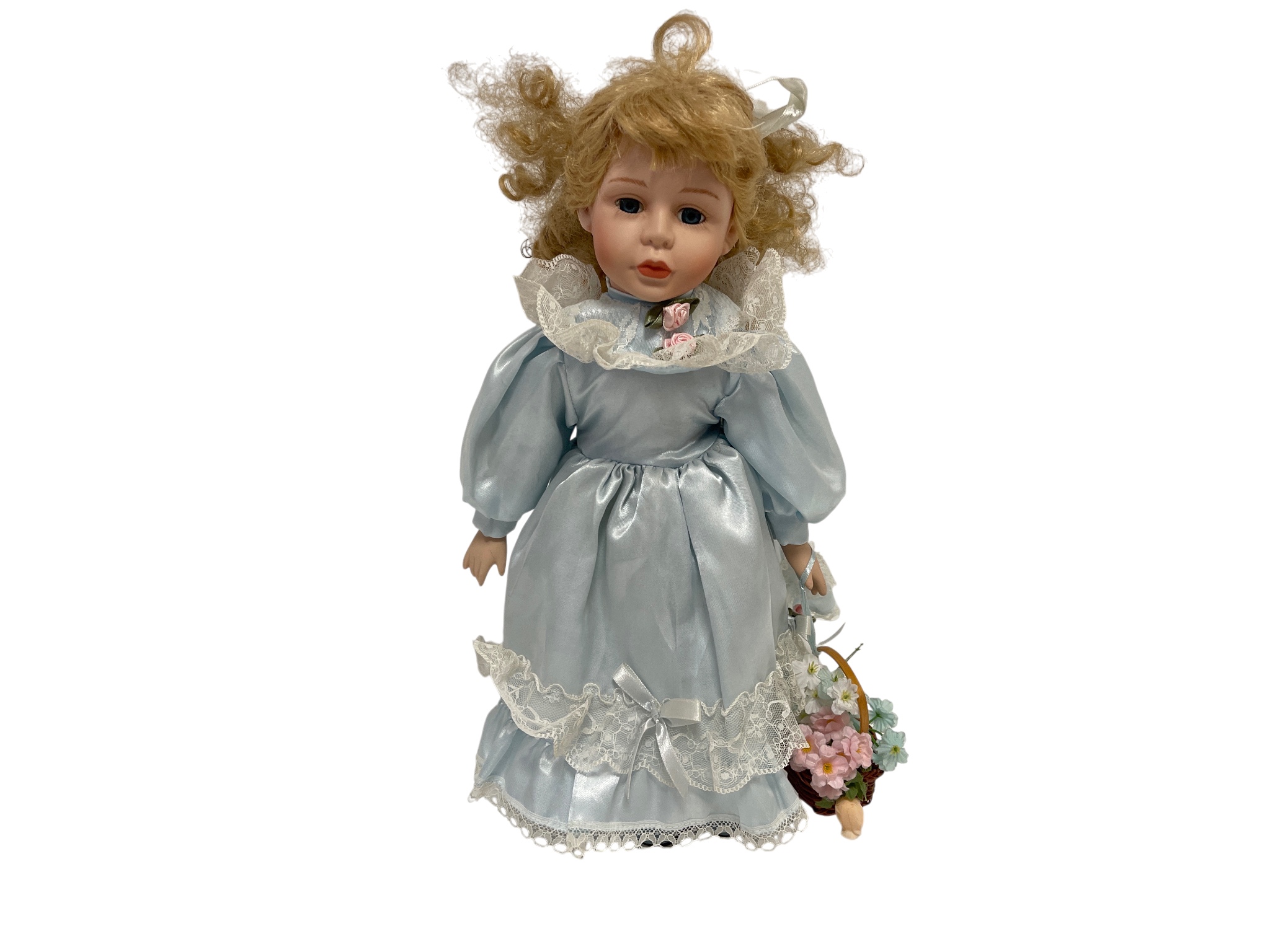 Künstlerpuppe Sammler Porzellan Puppe 40 cm. Top Zustand.    