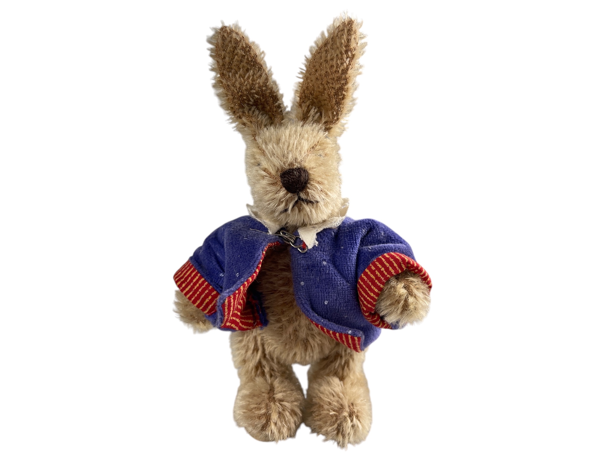 Künstler Stofftier Hase  19 cm. Top Zustand.   