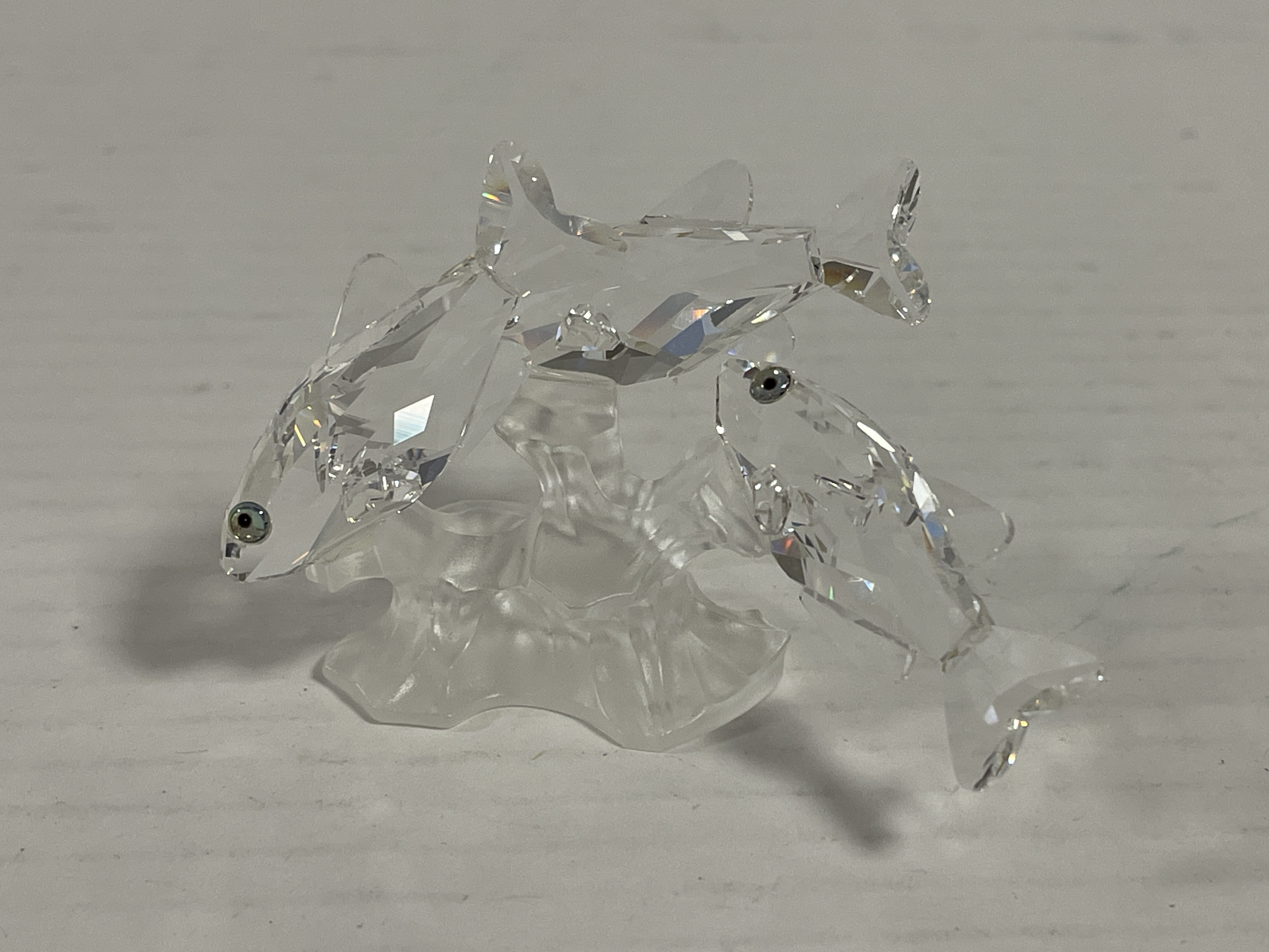 Swarovski Figur Kristallfigur 171709 Fischschwarm 8,5 cm. Top Zustand