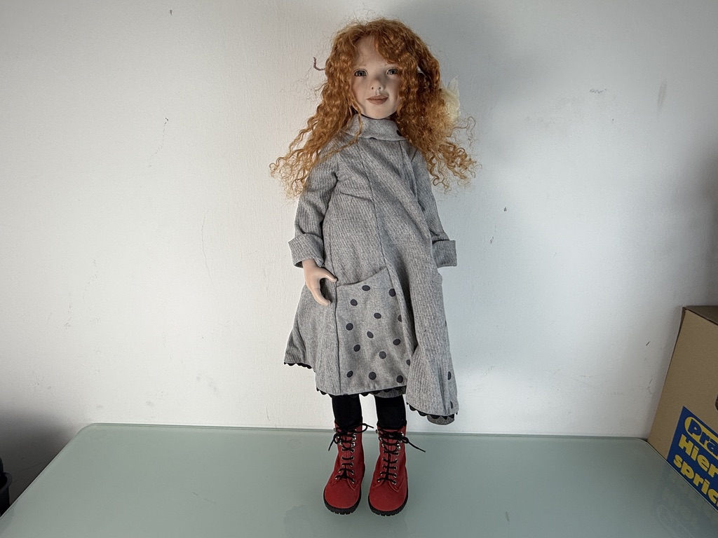 Zwergnase Künstlerpuppe Nicole Marschollek Puppe 73 cm. Top Zustand   